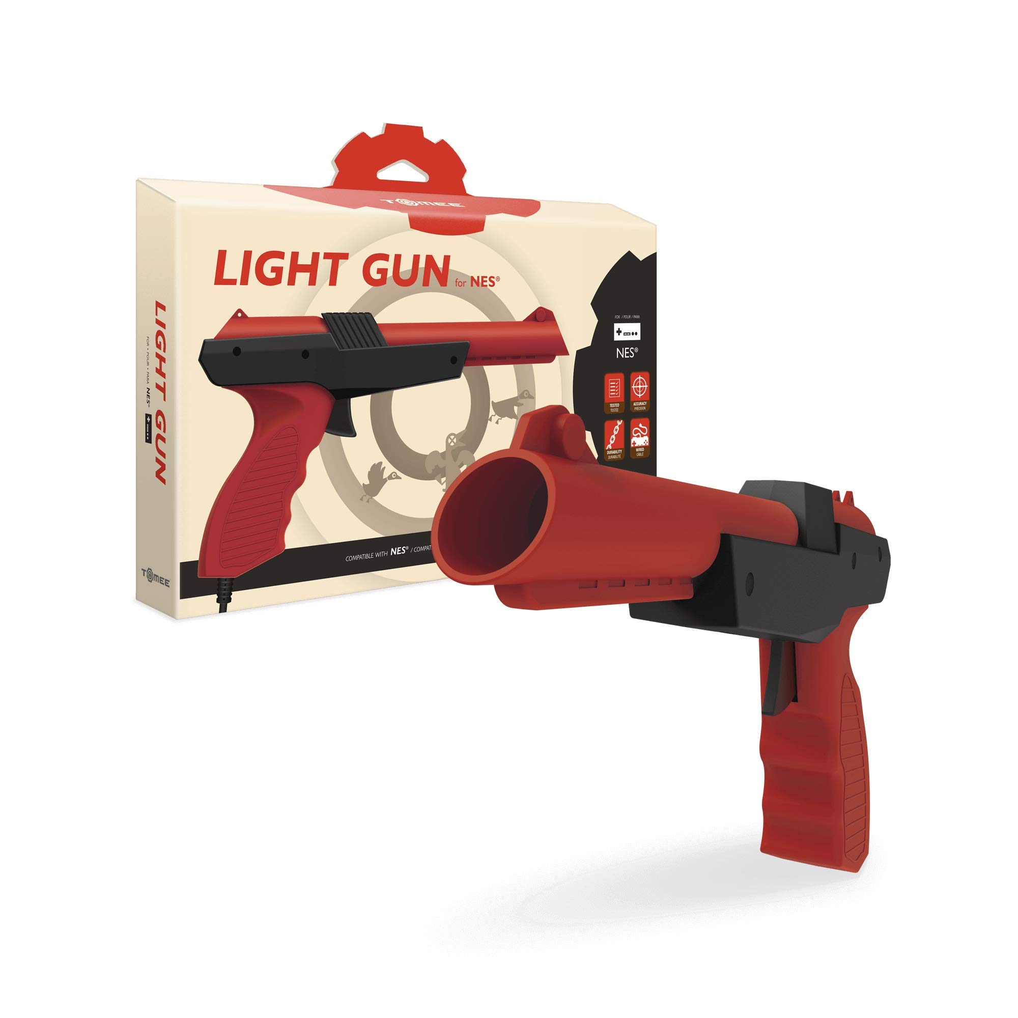 Original NES Light Gun - Compatible with Nintendo Entertainment System | Perfect for Classic Shooting Games Like Duck Hunt and Hogan's Alley