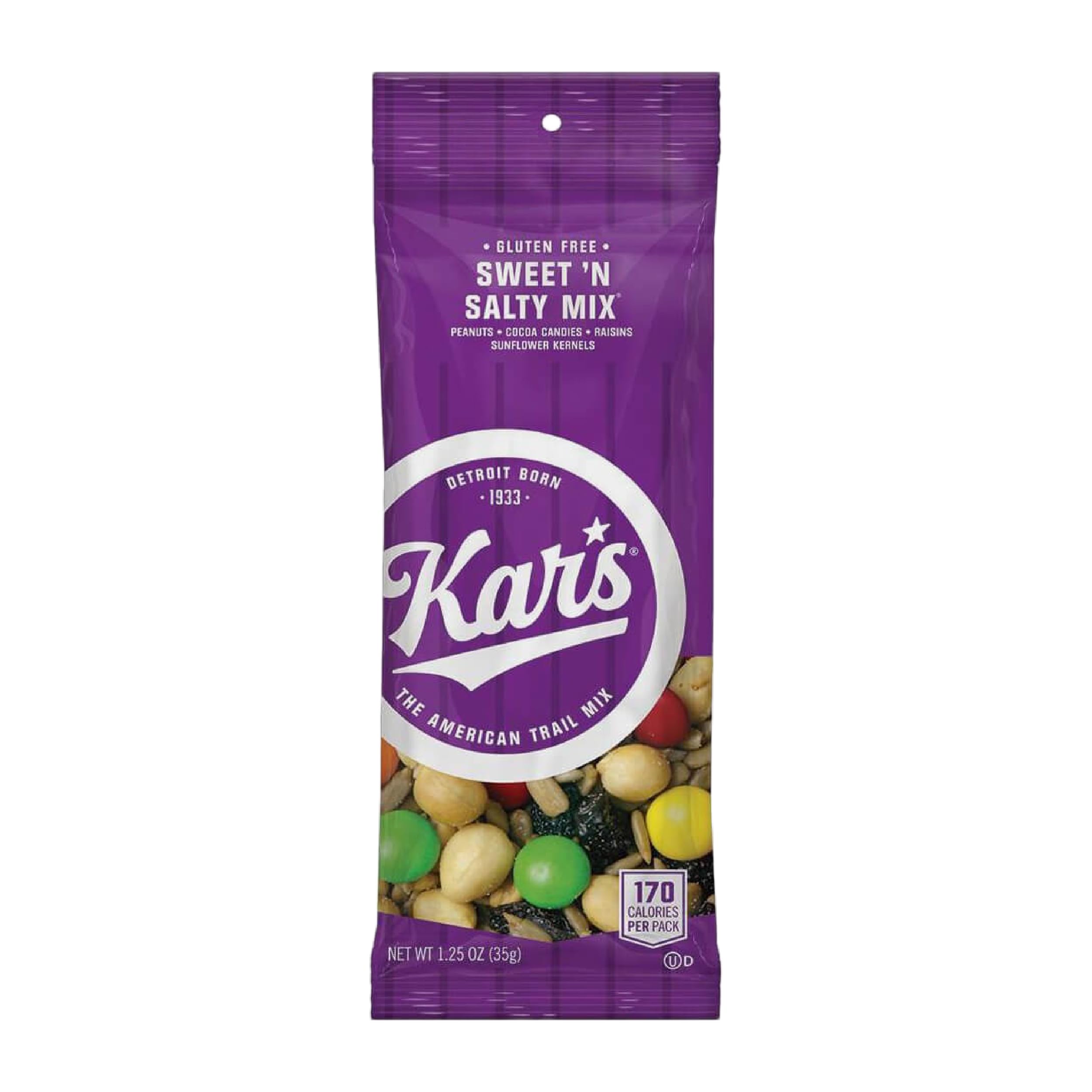 Kar's Nuts Sweet 'N Salty Trail Mix Snacks - 1.25oz Individual Packs (100 Count) - Healthy On-the-Go Snacks for Adults & Kids - Perfect for Hiking, Office, School Lunch & Road Trips