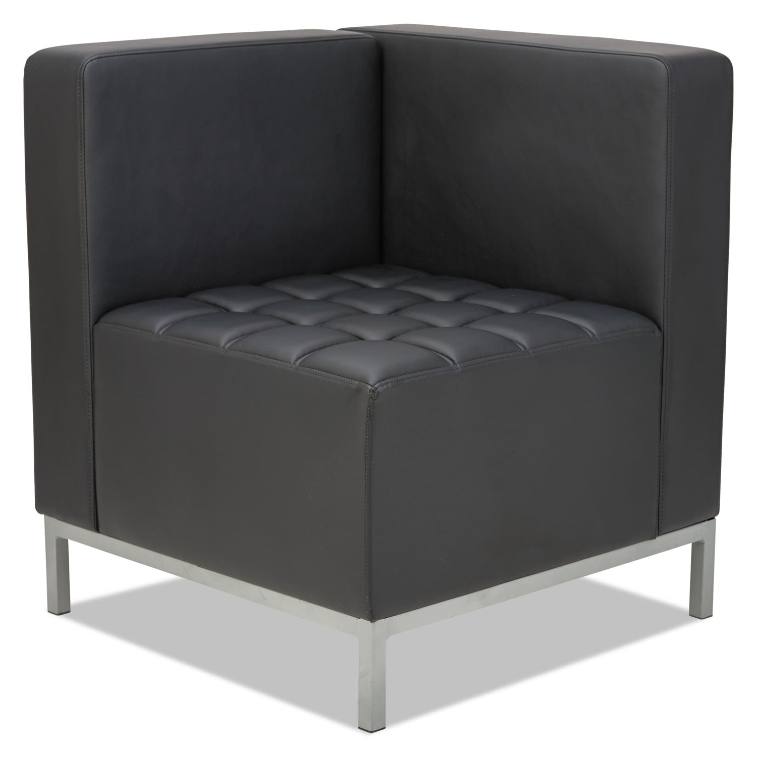 Alera QUB Series Black Corner Sectional Desk - 26.38