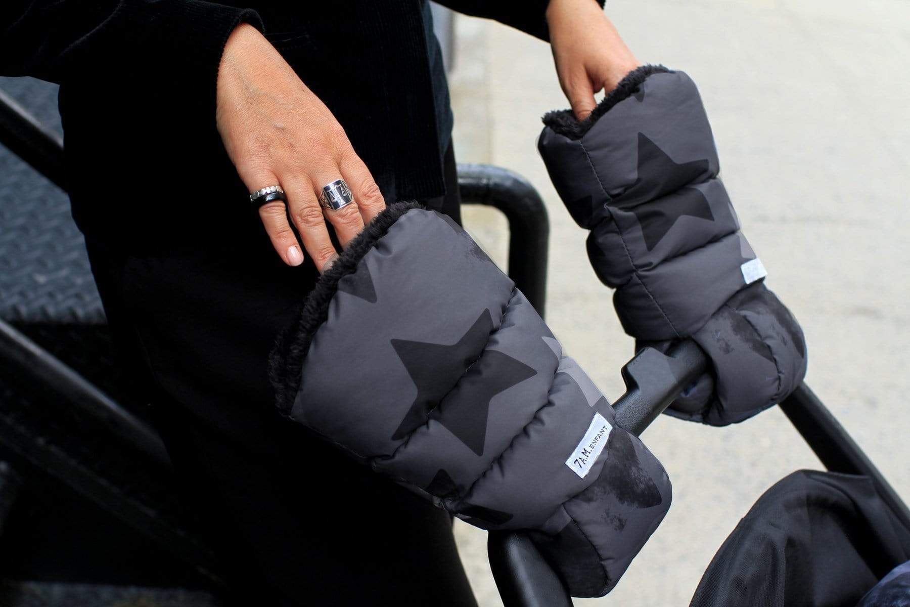 7AM Enfant Warmmuffs - Winter Baby Stroller Mittens, Fleece-Lined Hand Warmers for Infants & Toddlers - Perfect for Stroller Walks, Outdoor Play & Cold Weather Protection