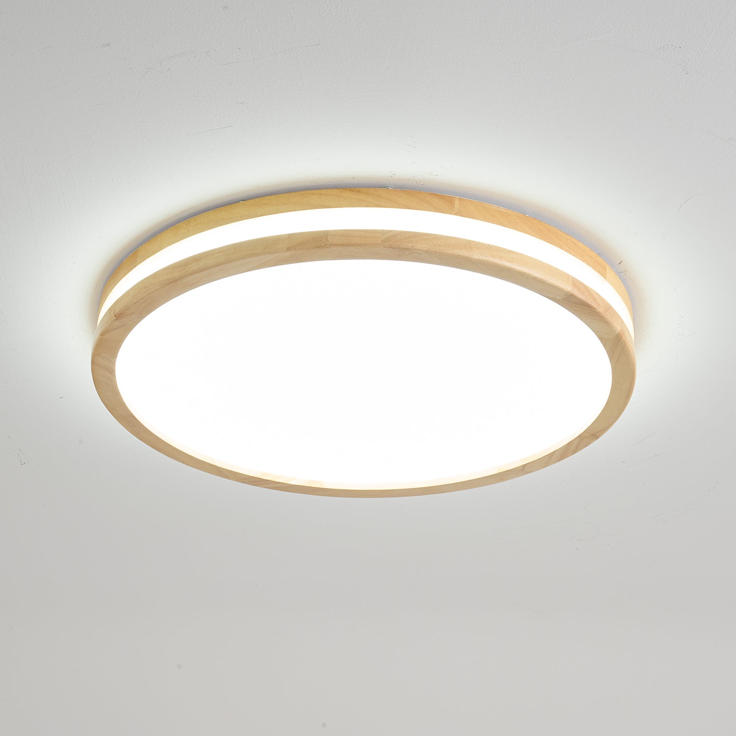 Cirro Modern Ceiling Light Fixture - Energy Efficient LED Flush Mount for Living Room, Bedroom, Kitchen & Hallway - Dimmable Bright White Lighting