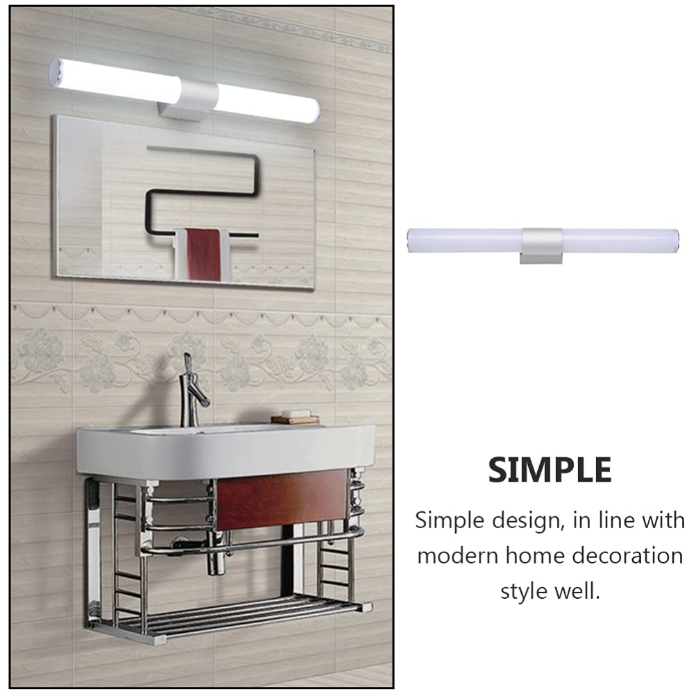 PRETYZOOM 1pc LED Mirror Headlight Wall Light Bar - Modern White LED Makeup Lighting for Bathroom Vanity, Dressing Room & Indoor Cabinet - Energy Efficient Bright Illumination for Grooming & Makeup Application