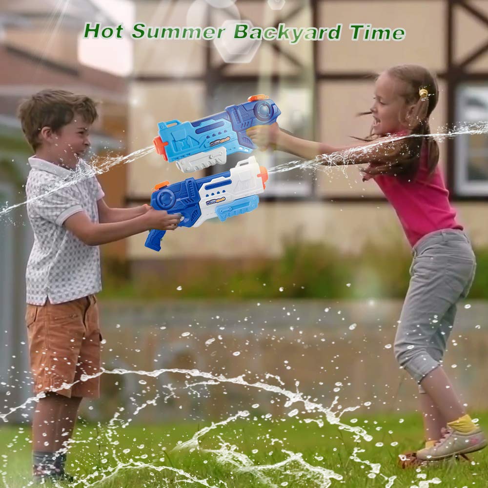 WTOR 3 Pack Super Soaker Water Guns - High Capacity Water Blasters for Outdoor Summer Fun | Pool Party, Beach & Backyard Water Fights | Perfect for Adults, Kids, Teens, Boys & Girls