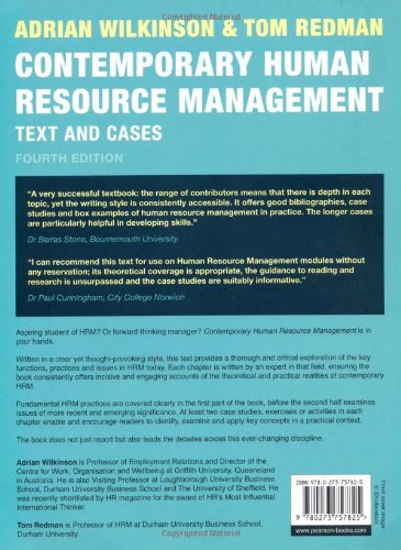 Contemporary Human Resource Management: Text & Cases - Essential HR Guide for Business Leaders & Students | Workplace Solutions & Case Studies