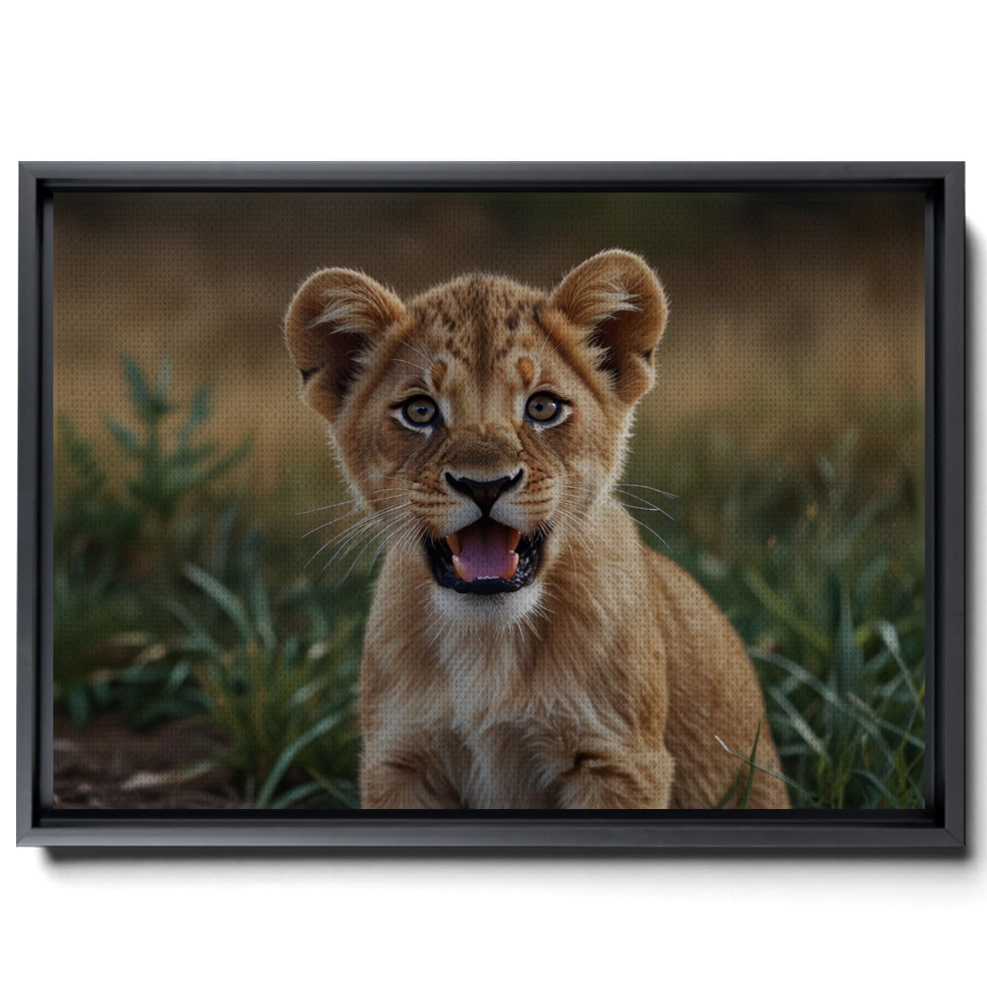 Lion Nursery Print - Cute Baby Animal Wall Art for Kids Room, Boho Jungle Decor, Lion King Themed Nursery & Office Wall Art - Perfect for Baby Showers, Children's Bedrooms & Playrooms