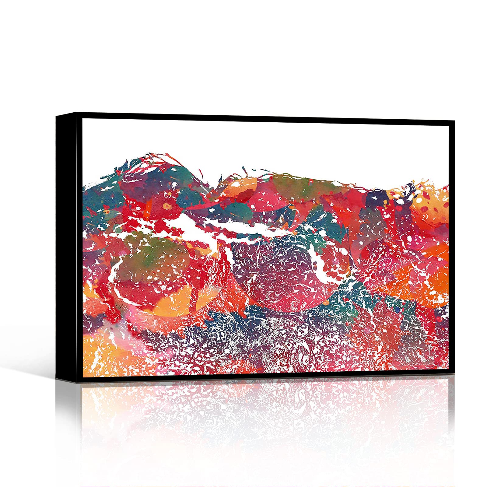 Medical Wall Art - Skin Histology Watercolor Print | Solar Melanoma & Microscopic Skin Junction Dermatology Poster | 8x12 Inch Framed Wall Decor for Pharmacy, Clinic & Home Office