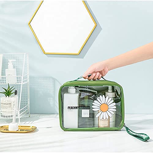 RIGOENT Large Makeup Storage Bag - Waterproof Cosmetic Pouch Organizer for Travel (1 PC) - Perfect for Makeup Brushes, Lipsticks & Skincare Essentials | Home, Gym & Vacation Use