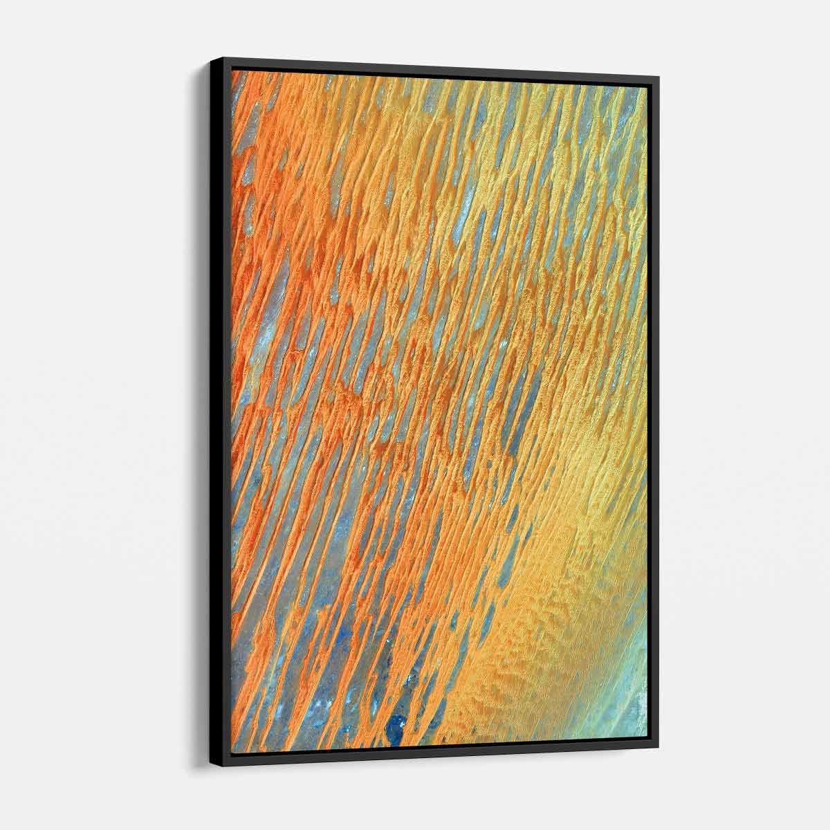 Orange Abstract Wall Art Canvas Print 0267 - Modern Home Decor for Living Room, Bedroom & Office