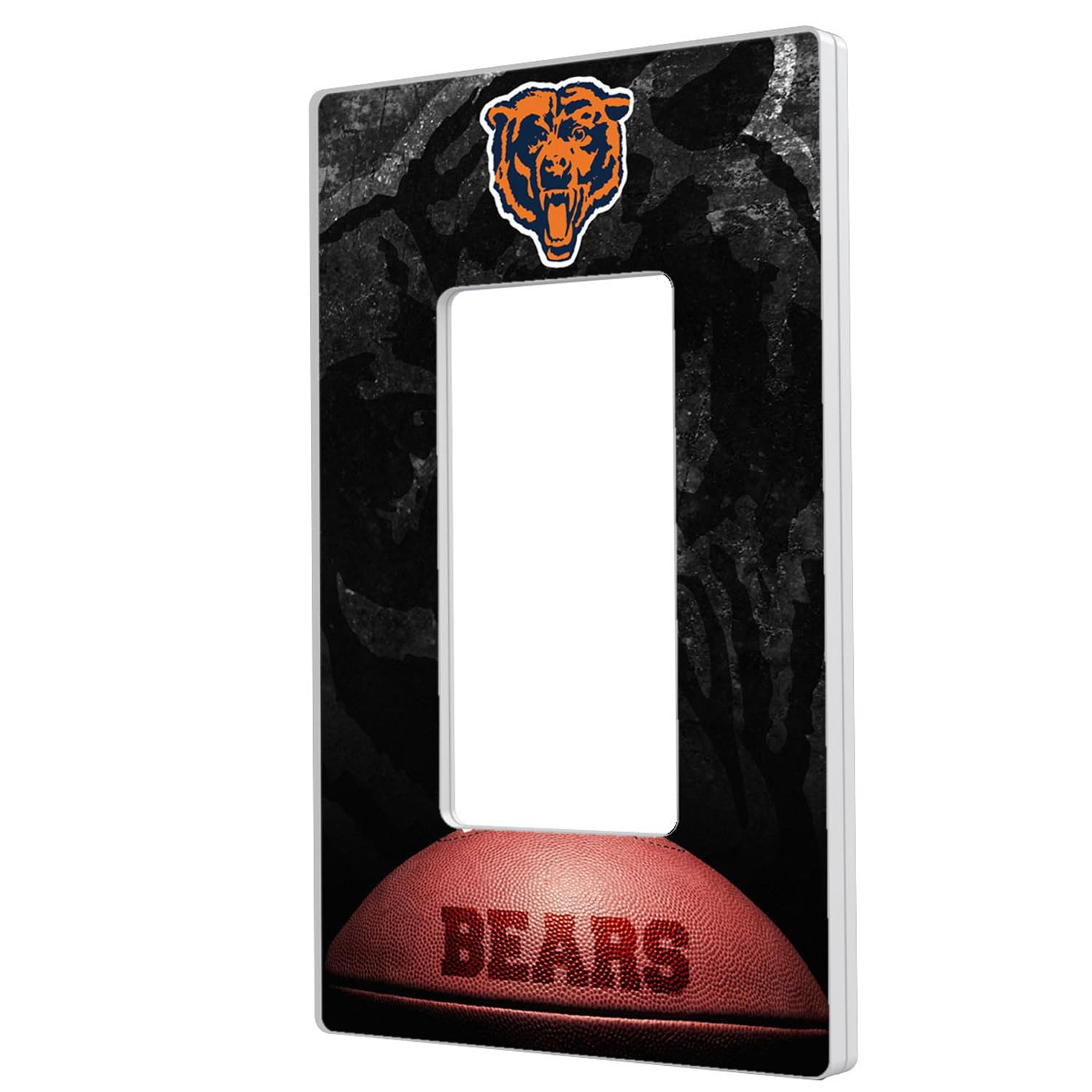 NFL Legendary Team Logo Rocker Light Switch Cover - Decorative Wall Plate for Bedroom, Living Room, Game Room & Man Cave Decor