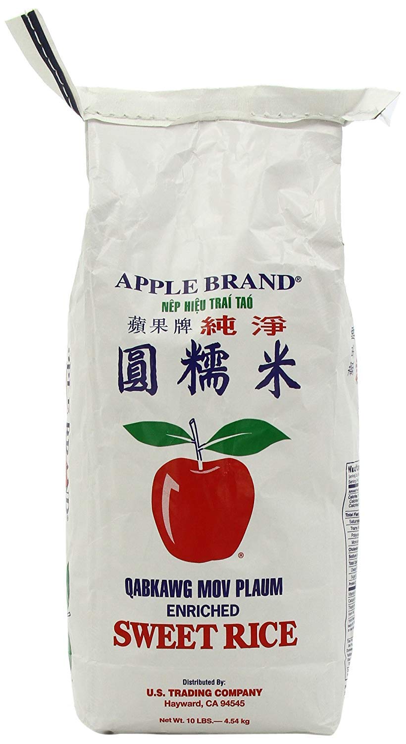 Premium Sweet Sticky Rice from USA - 10 lb Bulk Bag for Authentic Asian Desserts, Sushi & Glutinous Rice Recipes