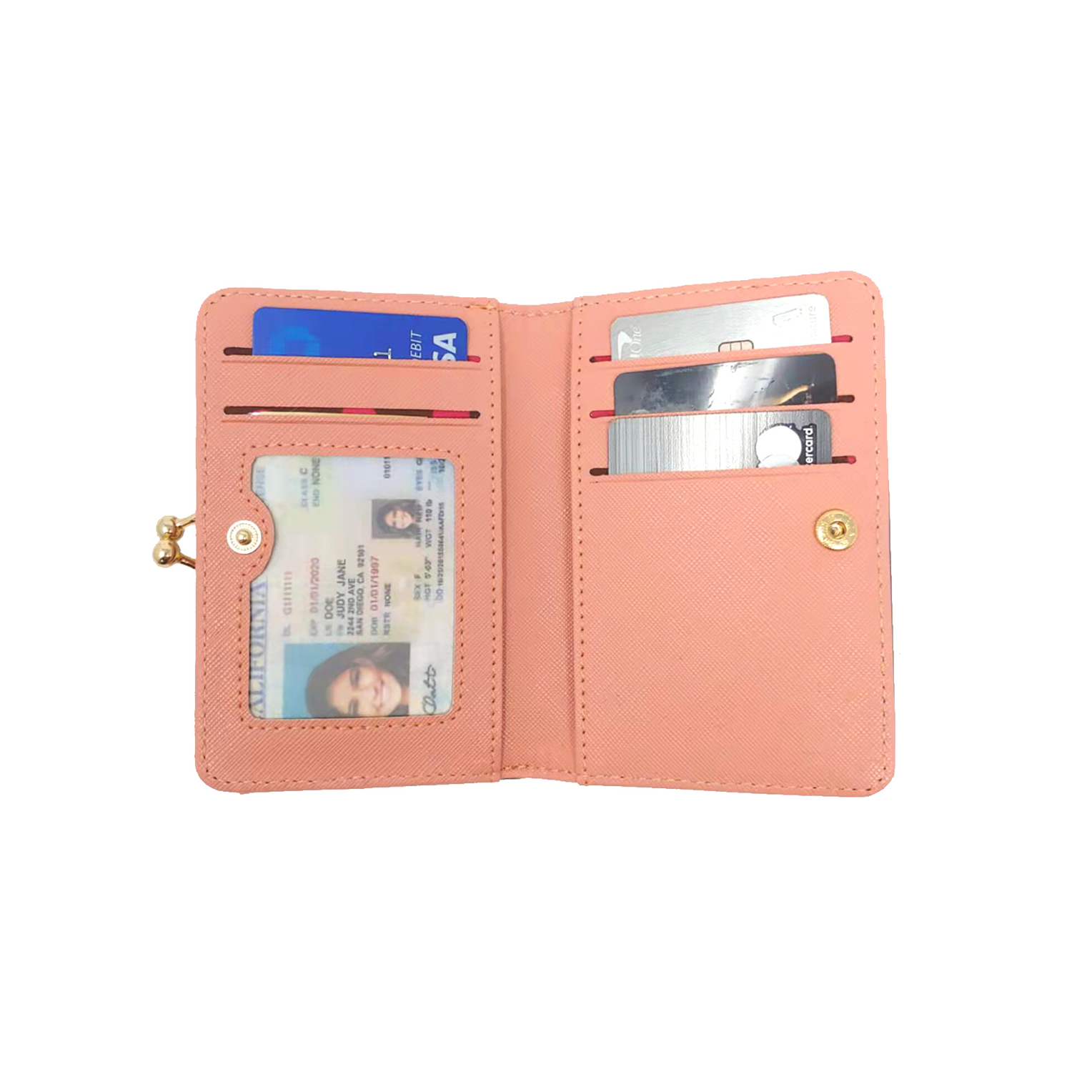 AGUSTINA Genuine Leather Trifold Wallet for Men - RFID Blocking, Multiple Card Slots & ID Window - Perfect for Travel, Business & Everyday Use
