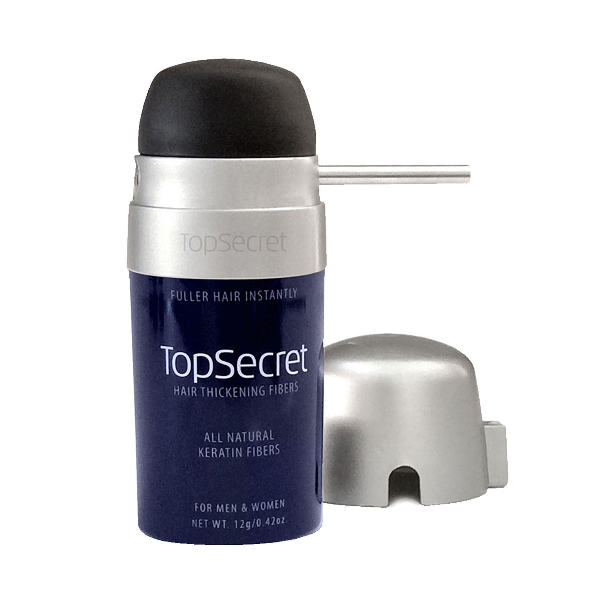 Top Secret Hair Thickening Fibers for Thinning Hair - Instant Volume & Natural Look - Perfect for Men & Women - Everyday Styling & Special Occasions