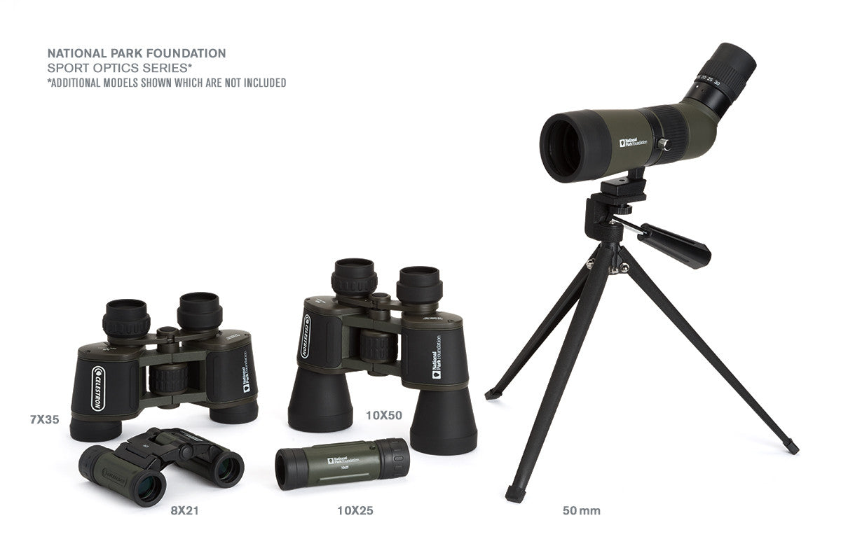 National Park Foundation 10x50 Binoculars - High Power Waterproof Binoculars for Bird Watching, Hiking, and Outdoor Adventures