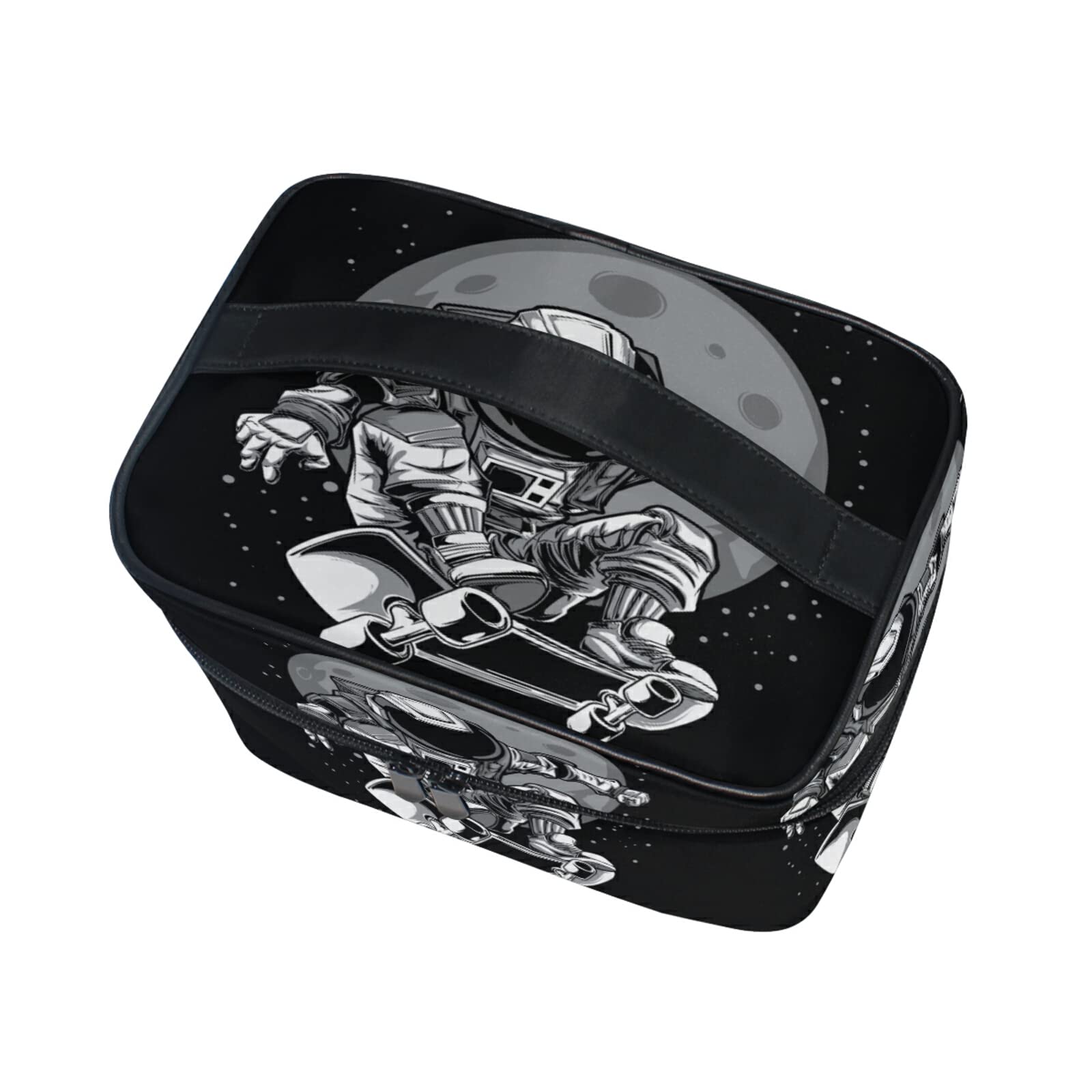 Stylish Space Astronaut Makeup Bag for Women - Waterproof Cosmetic & Toiletry Travel Organizer - Perfect for Travel, Gym, and Daily Use