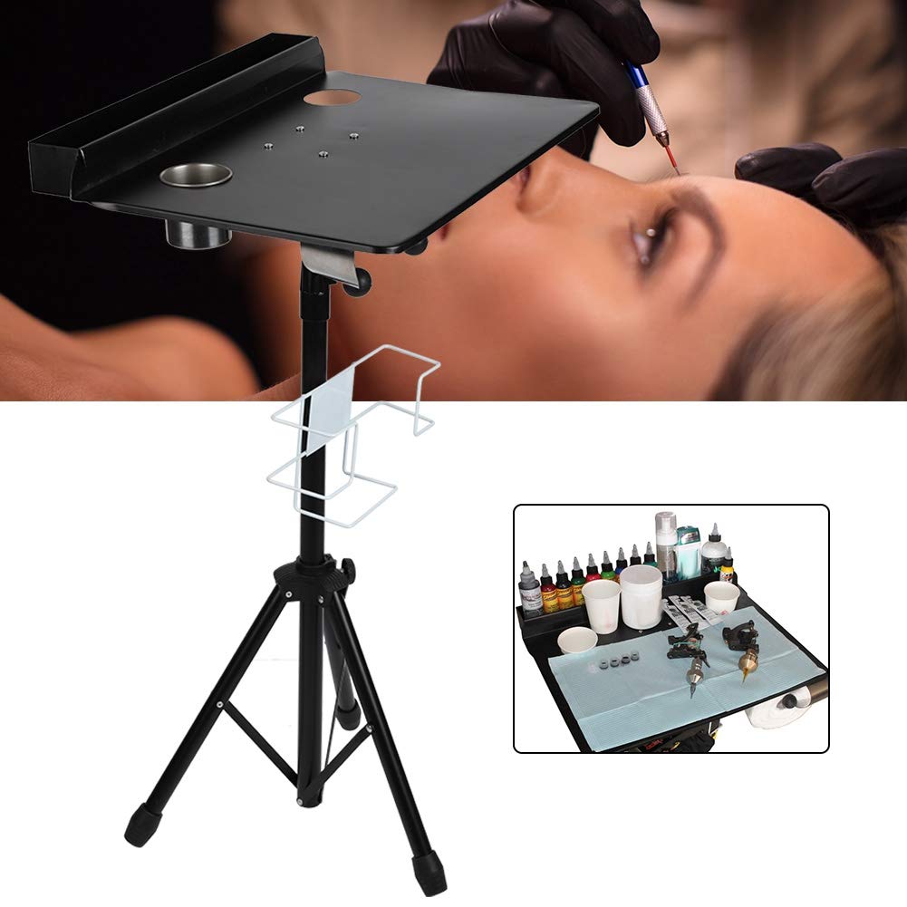 Professional Lightweight Portable Detachable Tattoo Desk - Adjustable Tattoo Artist Table for Salon & Studio - Perfect for Tattoo Supplies Organization & Client Comfort