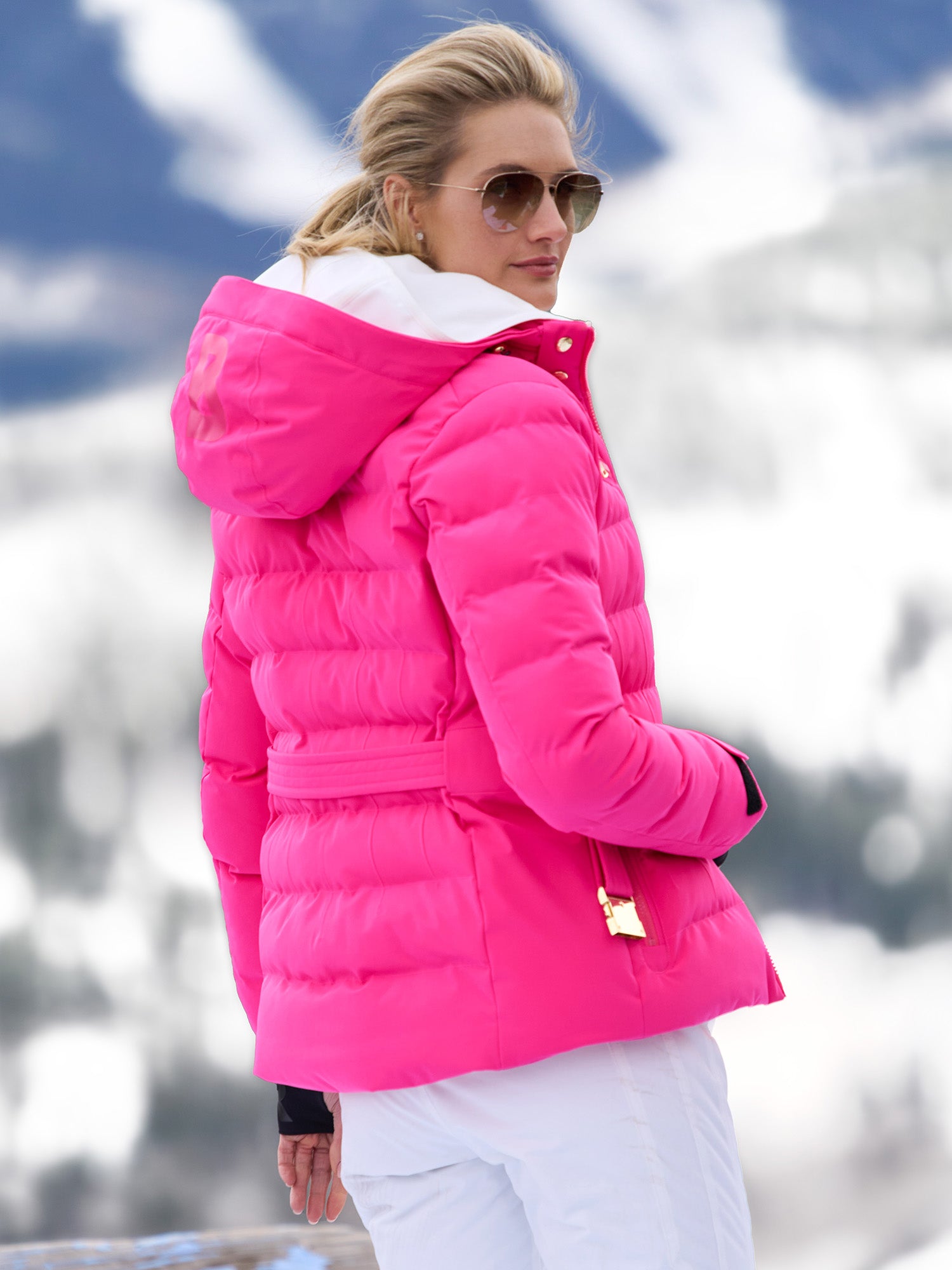 Ellya Tec Premium Down Ski Jacket for Men & Women - Waterproof Winter Coat for Skiing, Snowboarding & Outdoor Activities - Lightweight Warm Puffer Jacket with Hood