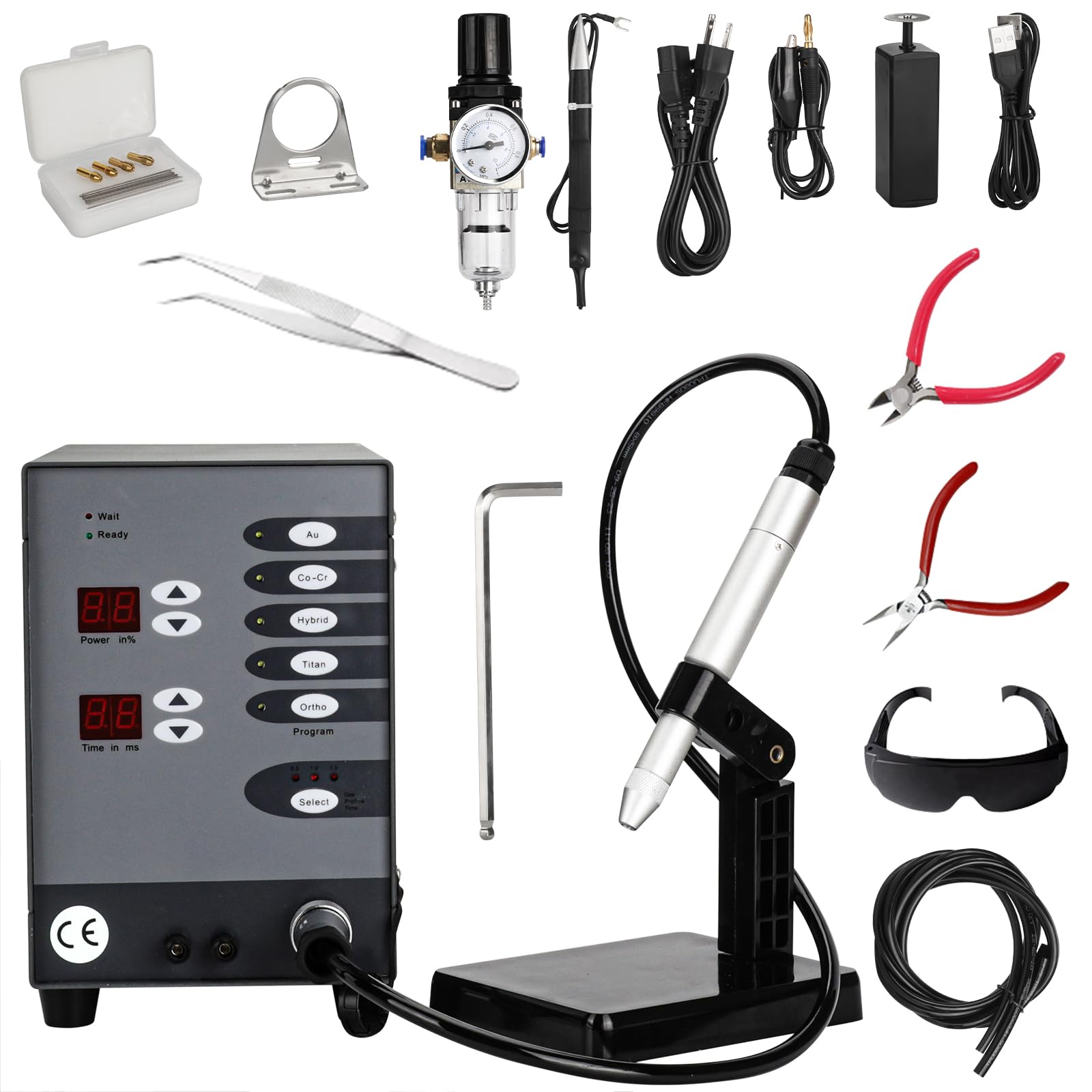 Orion Jewelry Welder Kit - 110V Permanent Pulse Arc Welder for Jewelry Making, 100A Professional Welding Machine for Fine Jewelry, Rings & Bracelets - Perfect for Jewelers, DIY Enthusiasts & Small Business Owners