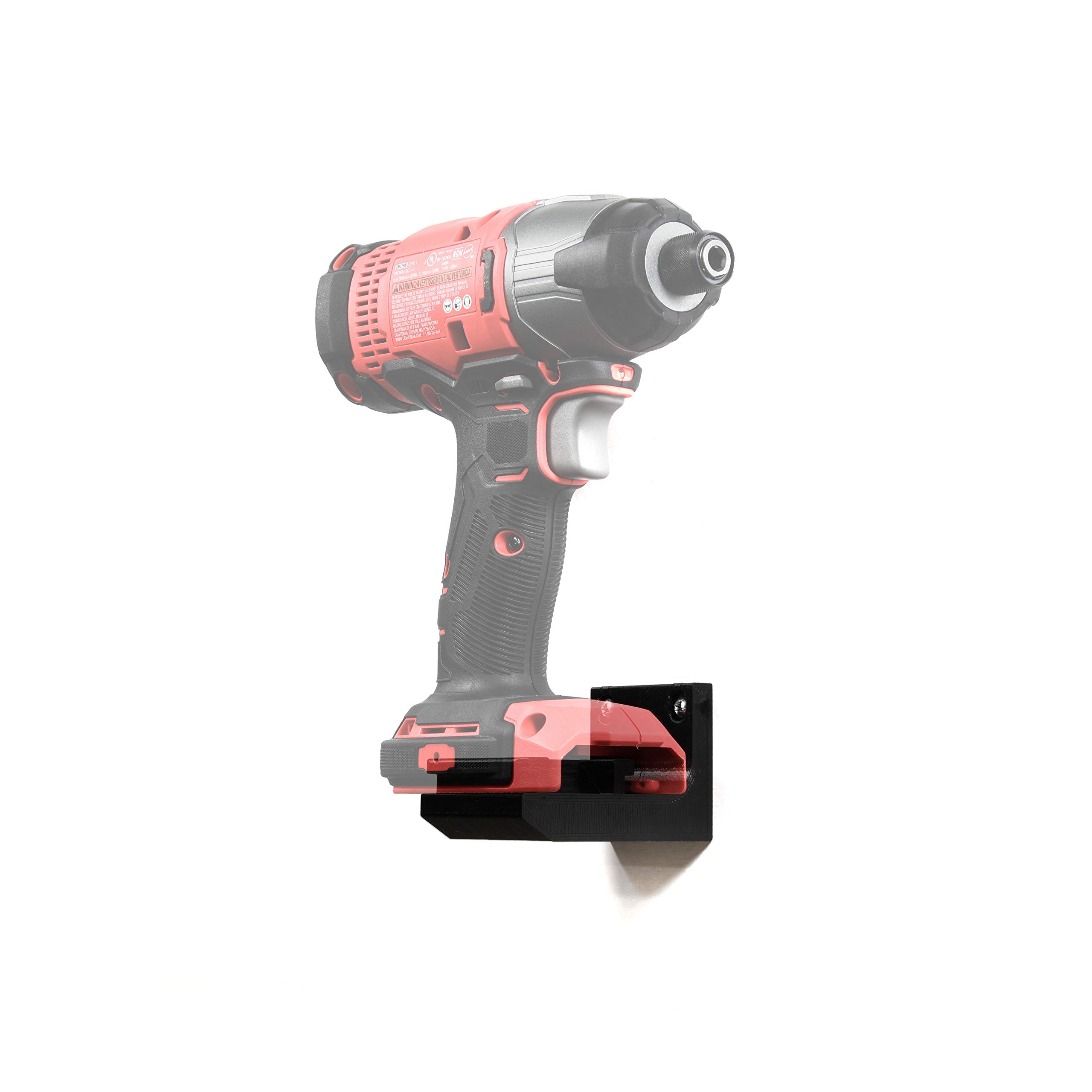 **Spartan Mounts Wall Hook Holder for Craftsman 20V Tools - Heavy Duty Low Profile Bracket for Power Tool Storage & Garage Organization - Perfect for DIY Craft Room & Workshop Accessories**