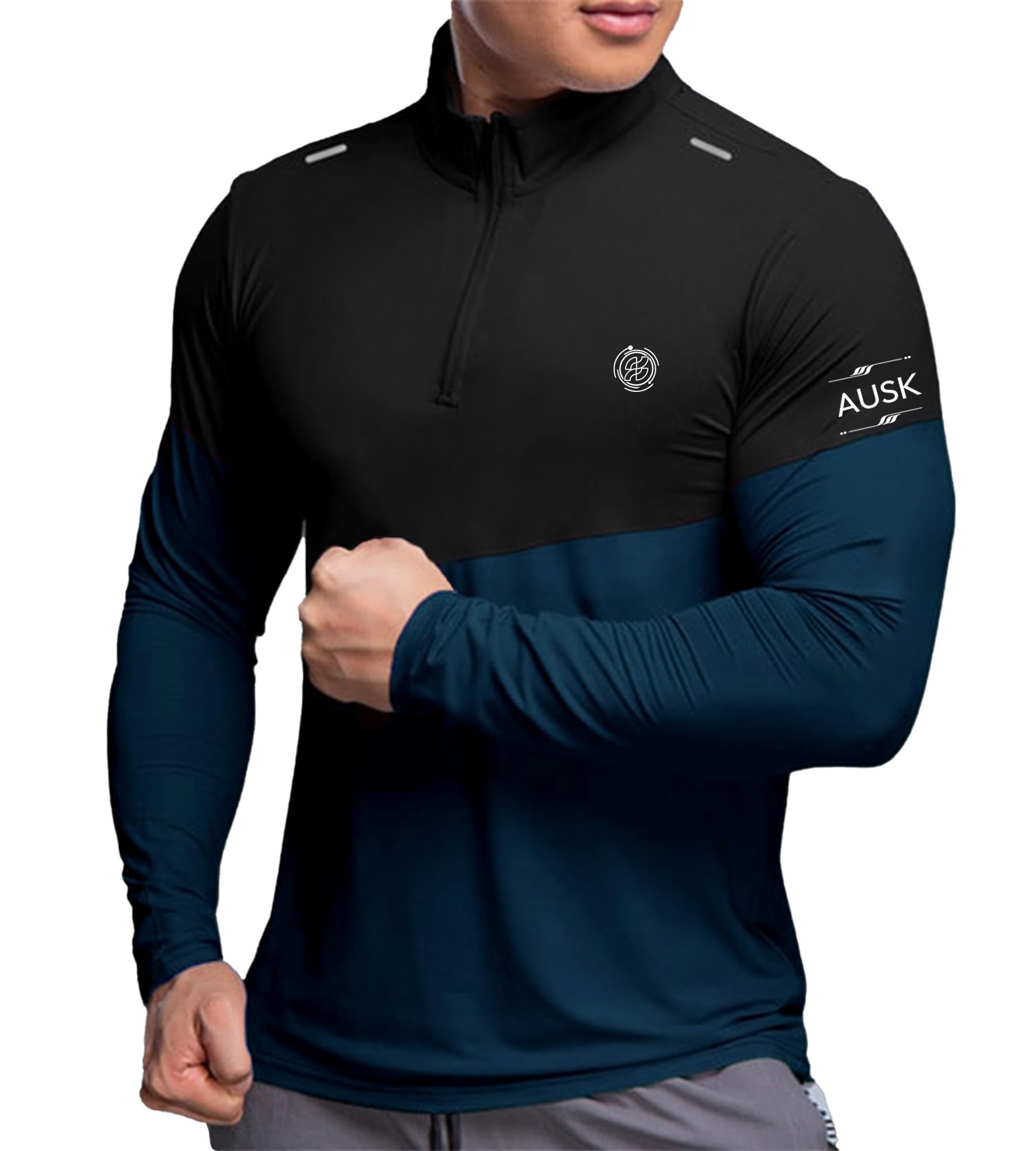 **AUSK Men's Athletic Performance T-Shirt - Breathable Quick-Dry Sports Tee for Running, Gym & Workout - Available in Multiple Colors**
