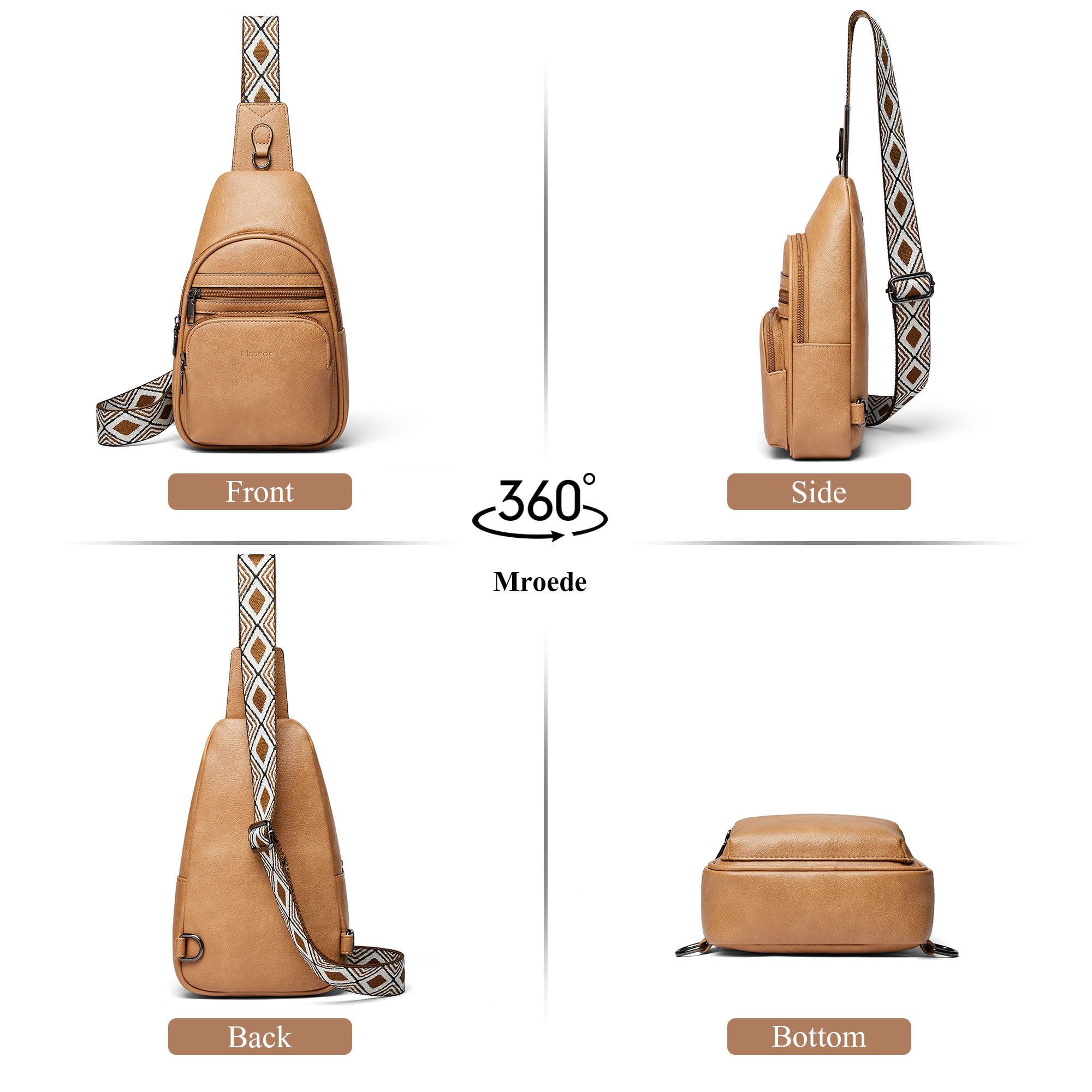 Women's Sling Bag Crossbody Purse for Travel & Shopping