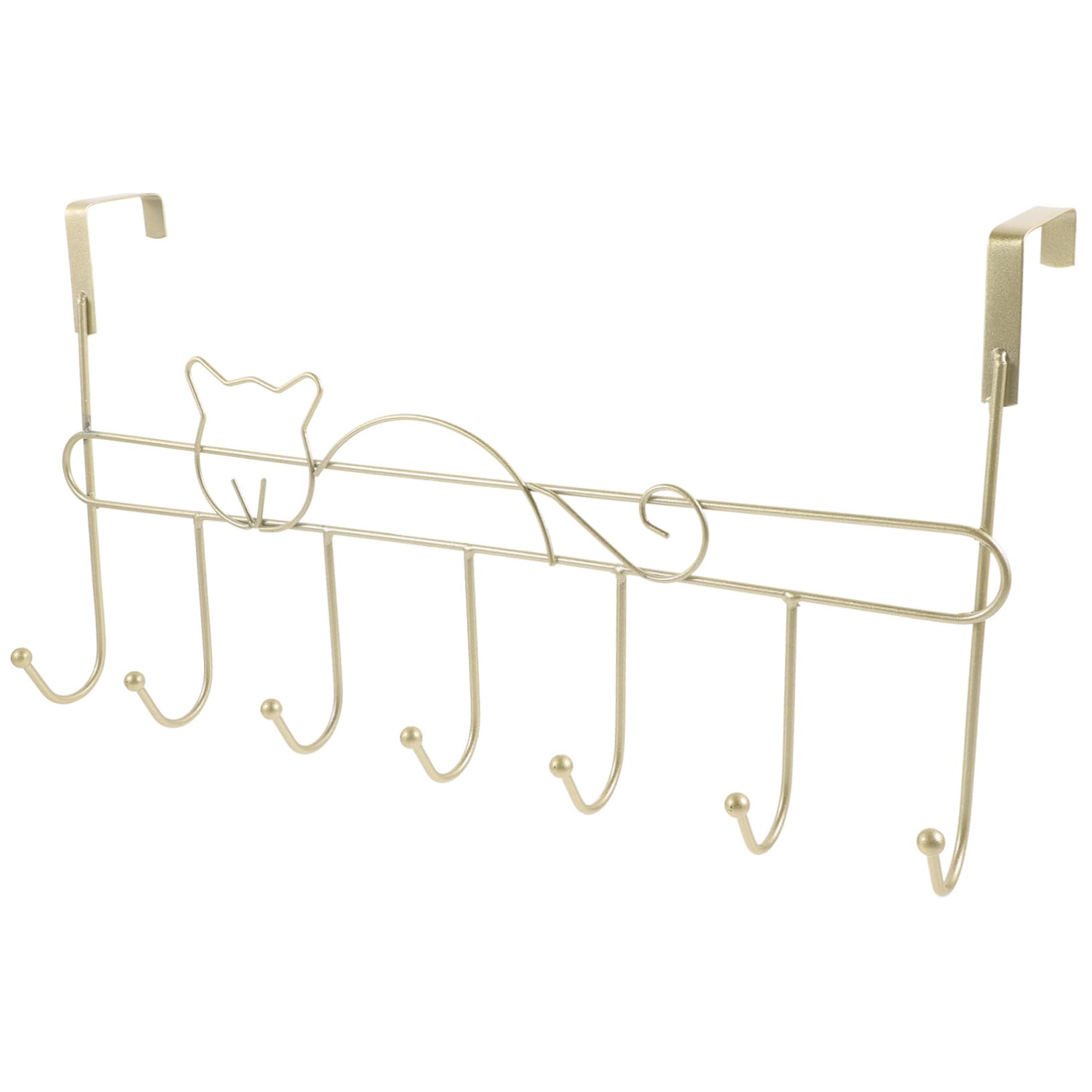 1Pc Cabilock Decorative Iron Wall Hook - Over Door Hanger for Keys, Clothes & Accessories | Durable Metal Coat Rack for Bedroom, Entryway & Bathroom Organization | Rustic Wrought Iron Bird Design Home Decor