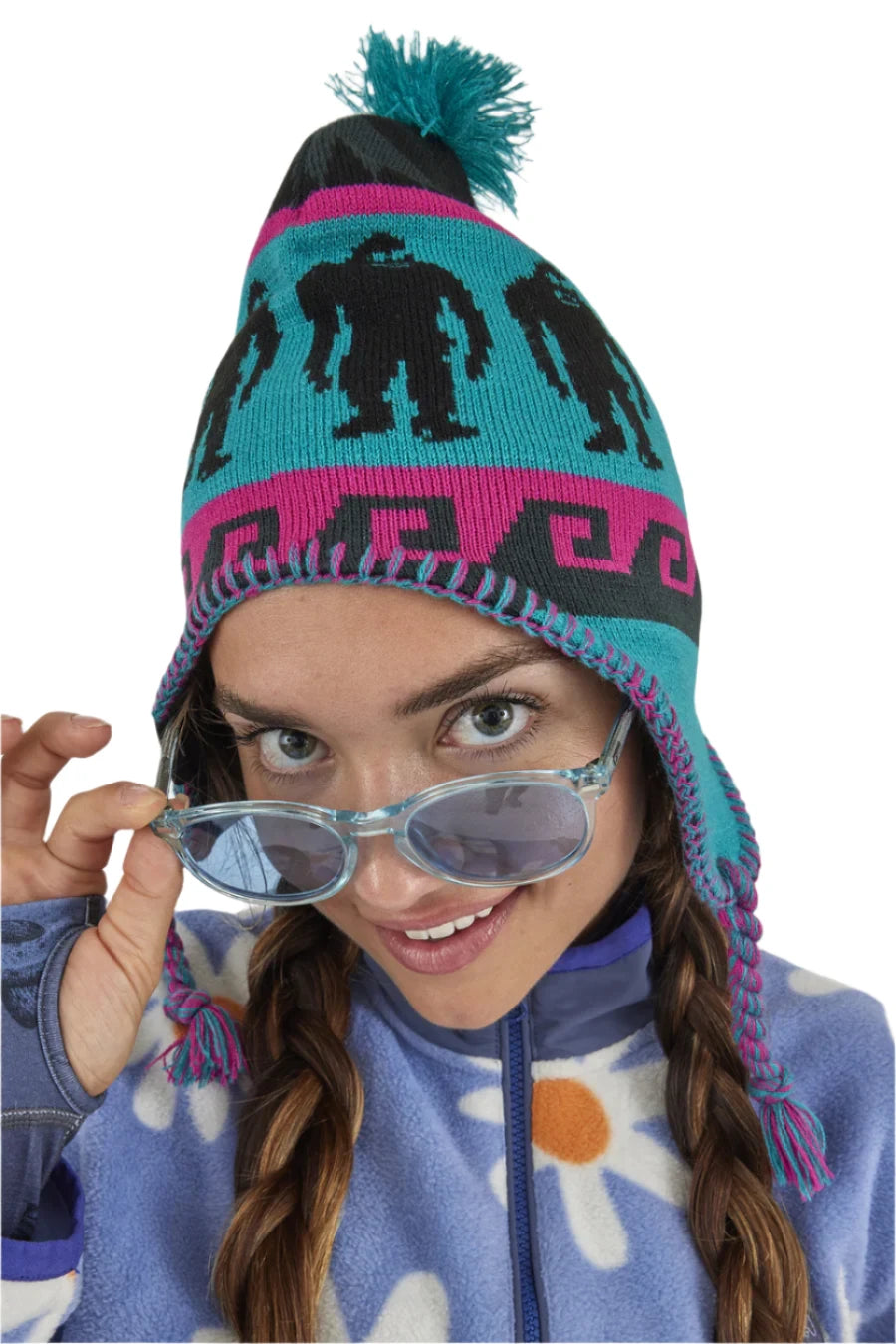 Airblaster Squatchamama Knit Beanie 2025 - Warm Winter Hat for Skiing, Snowboarding & Outdoor Activities