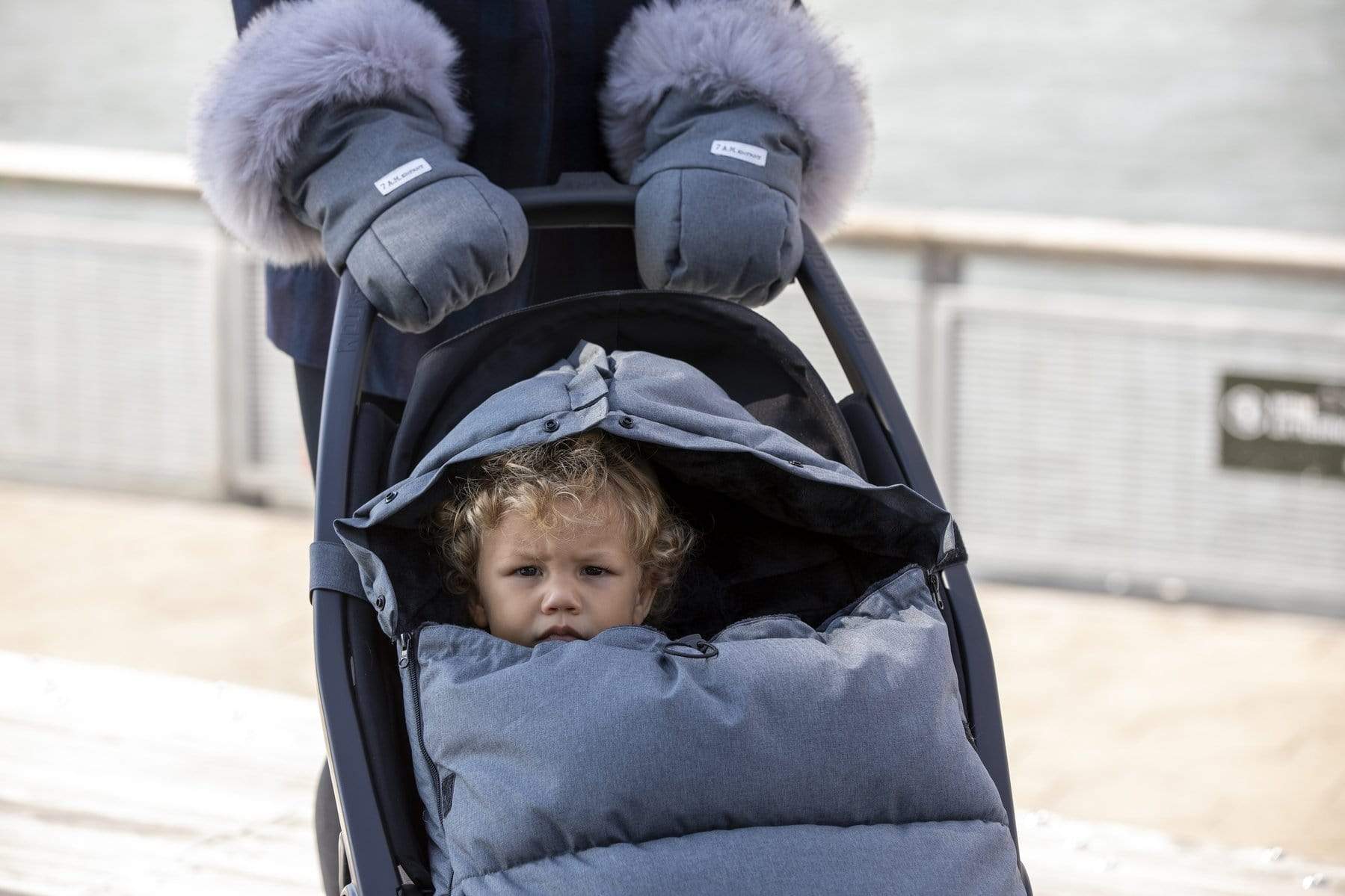 7AM Enfant POD Footmuff - Winter Stroller Blanket for Toddlers (18M-3T) | Warm & Waterproof Baby Carrier Cover for Strollers, Car Seats & Outdoor Adventures