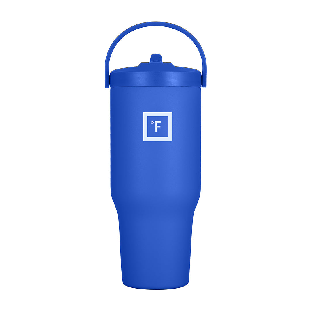 30 Oz Sidekick Insulated Stainless Steel Water Bottle with Straw Lid - Leakproof & Sweatproof - Keep Drinks Cold 24Hrs/Hot 12Hrs - Perfect for Gym, Hiking, Travel & Office Use
