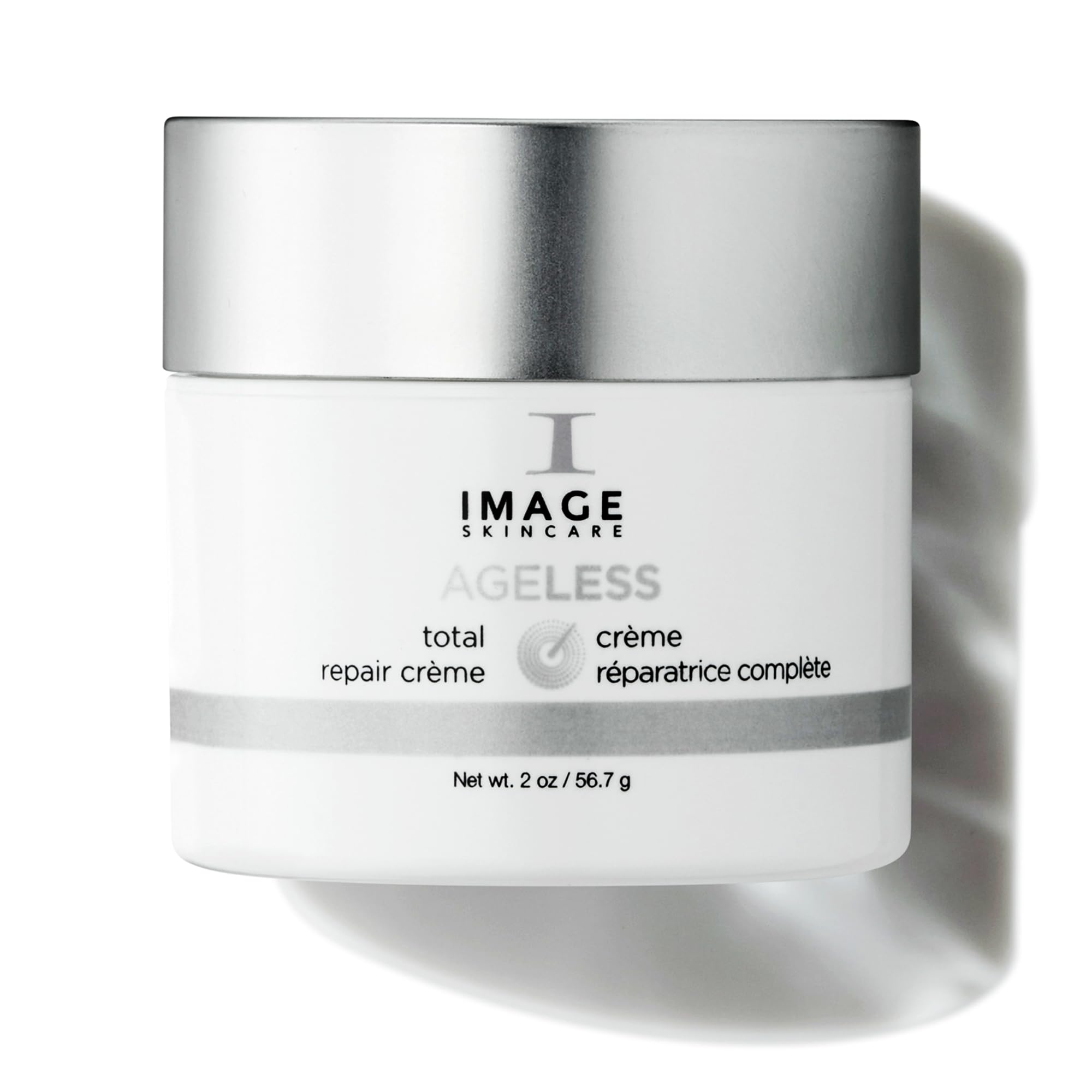 IMAGE Skincare AGELESS Total Repair Crème - Anti-Aging Night Face Moisturizer with Hyaluronic Acid & Shea Butter for Dry Skin, 2 oz - Deep Hydration for Overnight Skin Renewal