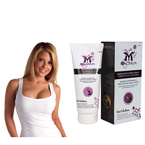 MACARIA Miracle Beauty Body Lotion for Dry Skin - Intense Hydration & Whitening Moisturizer for Men & Women - Perfect for Daily Use, After Shower & Night Care