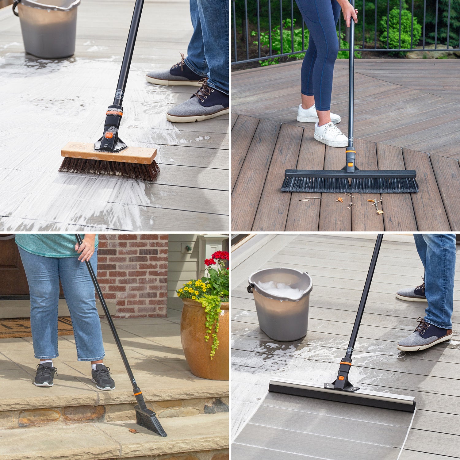 Premium Outdoor Cleaning Kit with System Organizer - Complete Set for Patio, Deck, and Garden Maintenance - Perfect for Homeowners and Professional Cleaners