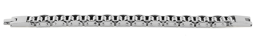 Stainless Steel Groove Cylinder Bracelet for Men & Women - Trendy Unisex Cuff Bangle for Casual Wear, Gifts & Everyday Fashion Accessories