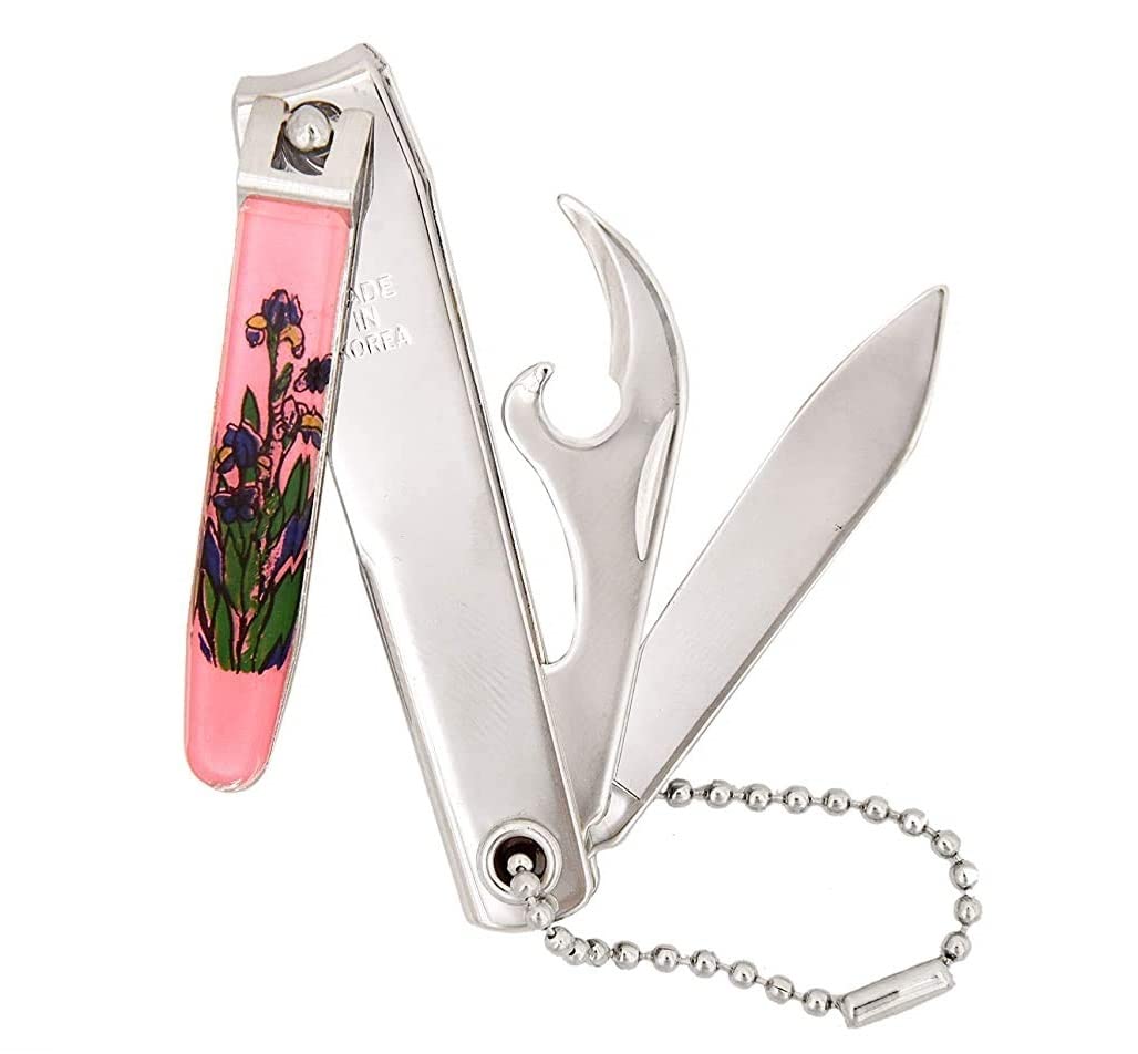 Premium Tandem Nail Clipper for Men & Women - Medium Size Portable Nail Trimmer (7x2cm) - Easy Grip Design for Precise Nail Care at Home, Travel, or Office Use