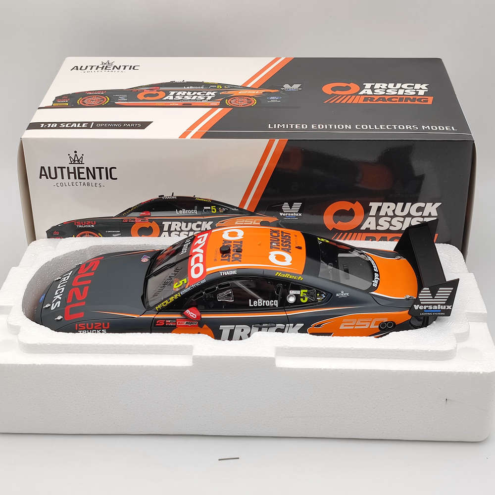 1/18 Scale Authentic Ford Mustang GT 2021 Diecast Model Car - Truck Assist Racing #5 Repco Mt Panorama 500 Limited Edition Collectible Toy Gift for Adults & Kids - Perfect for Display, Racing Enthusiasts, and Holiday Gifting