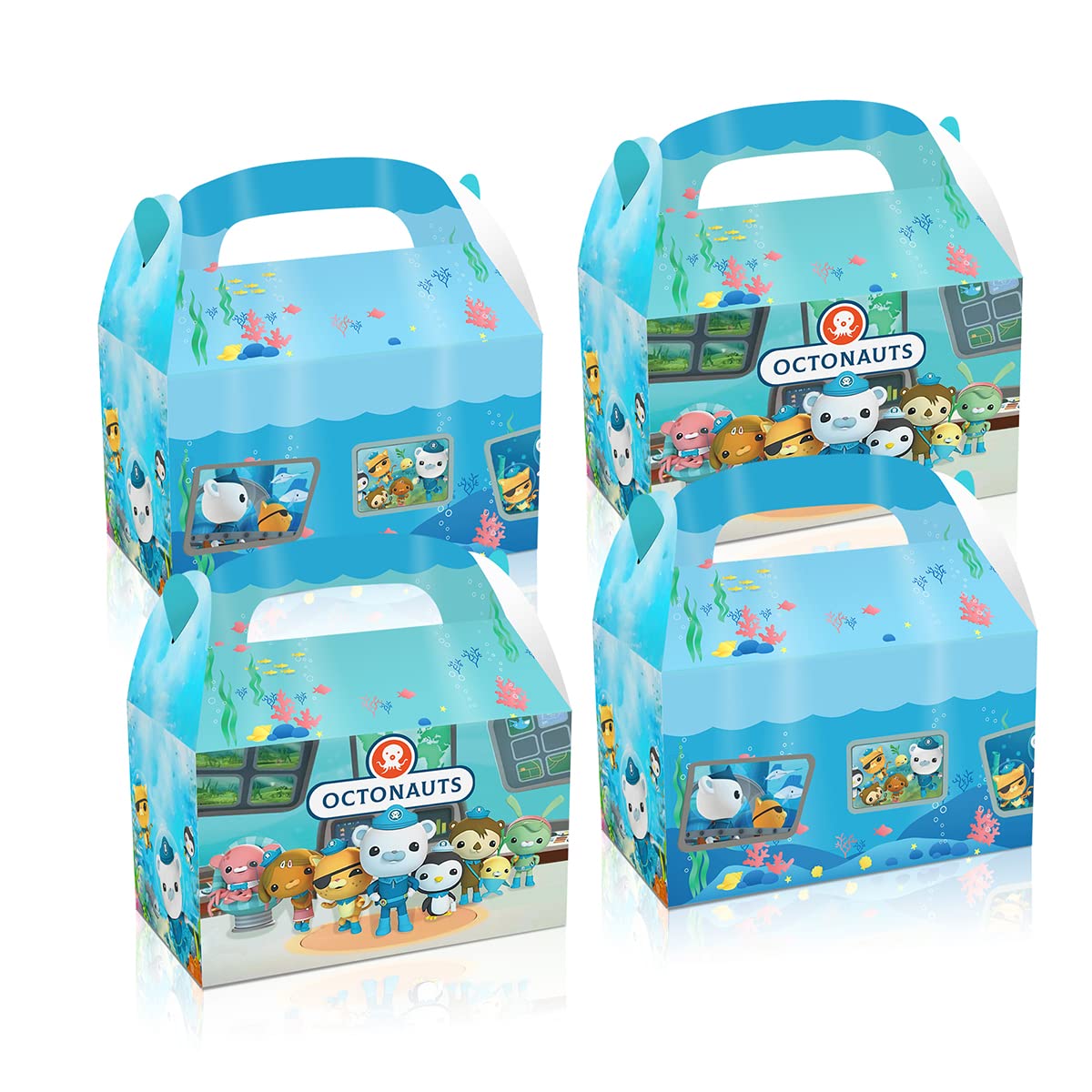 12 Pcs Octonauts Themed Candy Gift Boxes - Perfect for Kids Birthday Parties, Baby Showers & Classroom Treats | Fun Party Favors & Supplies for Themed Events