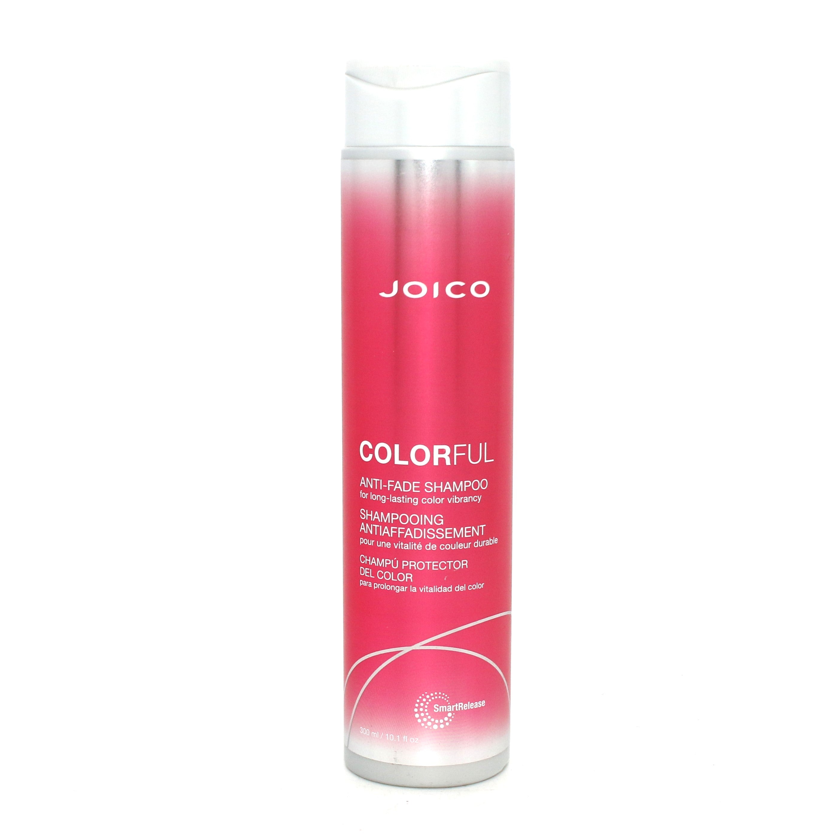 Joico Colorful Anti-Fade Shampoo for Color-Treated Hair - 10.1 oz | Sulfate-Free, Vibrant Color Protection | Perfect for Salon-Quality Hair Care at Home