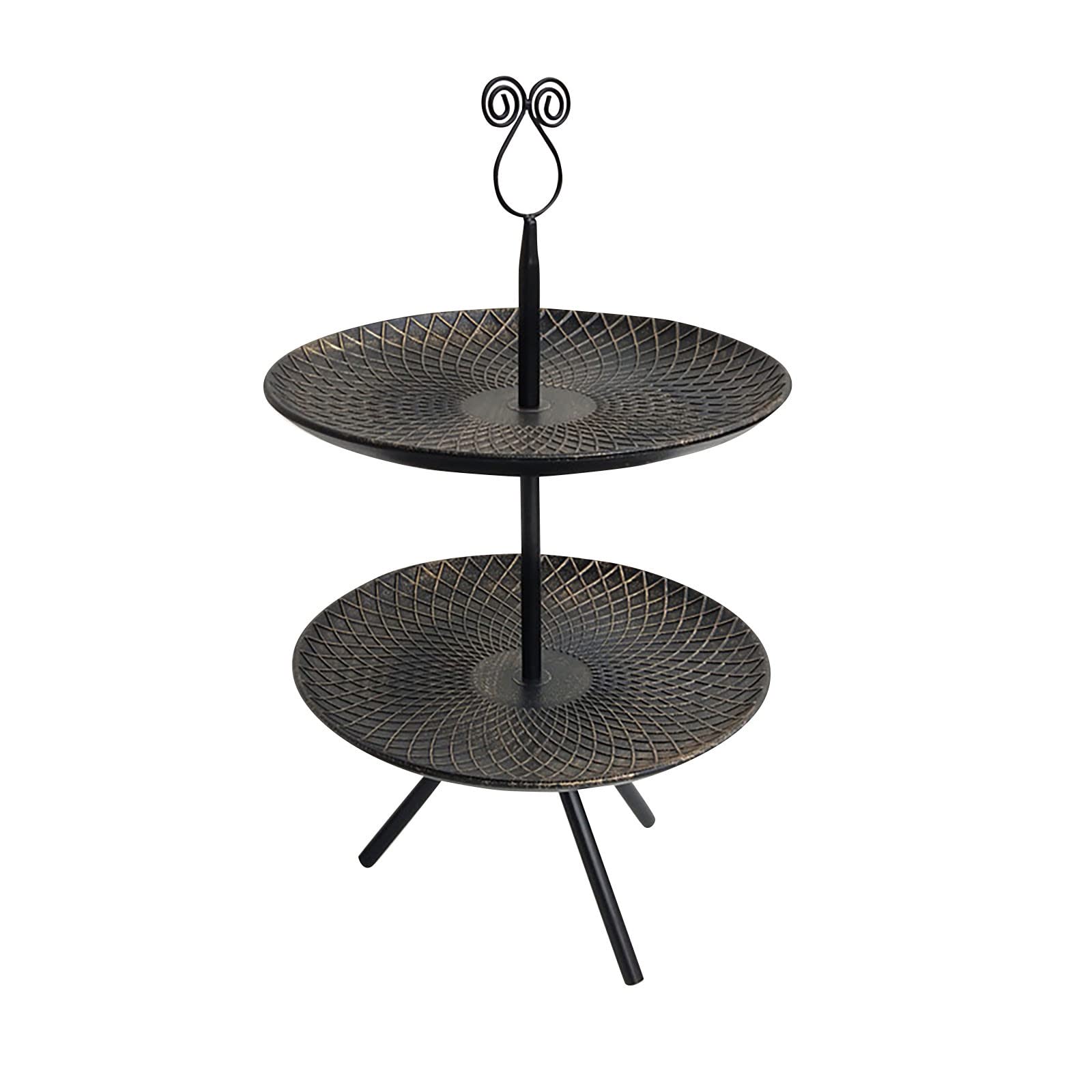 **Reusable Cake and Fruit Stand Holder - 2-Pack Black Folding Dessert Display Board for Parties, Kitchen, Dining & Bar | Perfect for Wedding, Birthday, and Holiday Celebrations**