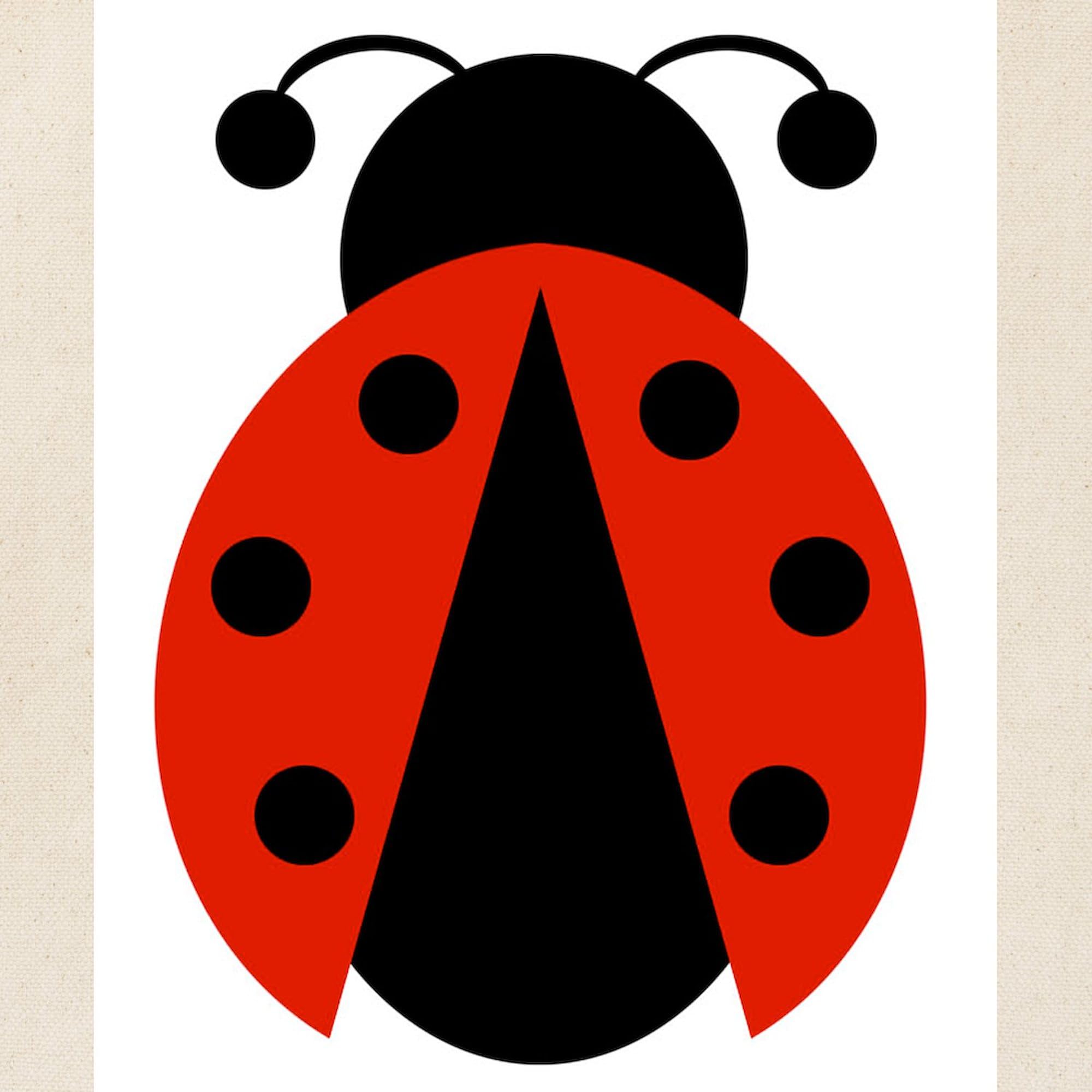 Lady Bug Print Natural Canvas Tote Bag - Eco-Friendly Reusable Shopping Bag for Groceries, Beach & Daily Use | CafePress