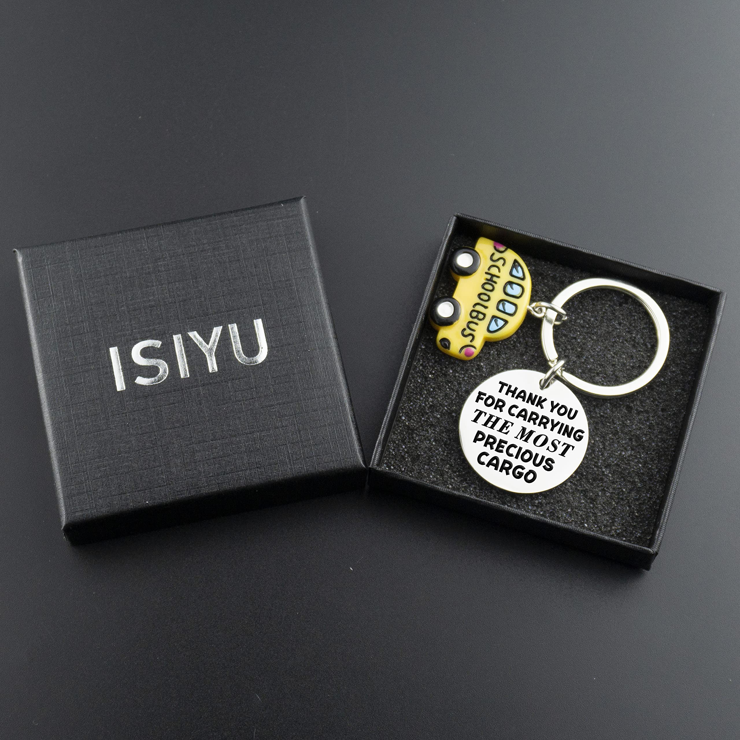 Funny Bus Driver Gifts - Appreciation Keychain for Men & Women - Perfect Thank You, Christmas, Birthday & Thanksgiving Present - Great for School Bus Drivers, Transportation Workers & Public Service Professionals