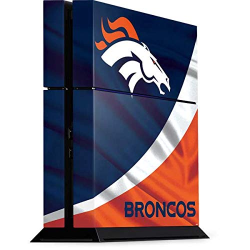 Officially Licensed NFL Denver Broncos PS4 Console Skin Decal - Custom Gaming Skin for Sony PlayStation 4 - Perfect for Game Rooms & Broncos Fan Collections
