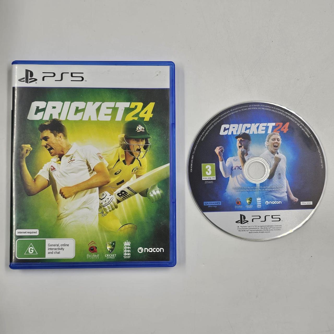 Cricket 24 for PS5 - Official PlayStation 5 Cricket Video Game | Realistic Sports Simulation | Perfect for Cricket Fans & Competitive Gaming Tournaments