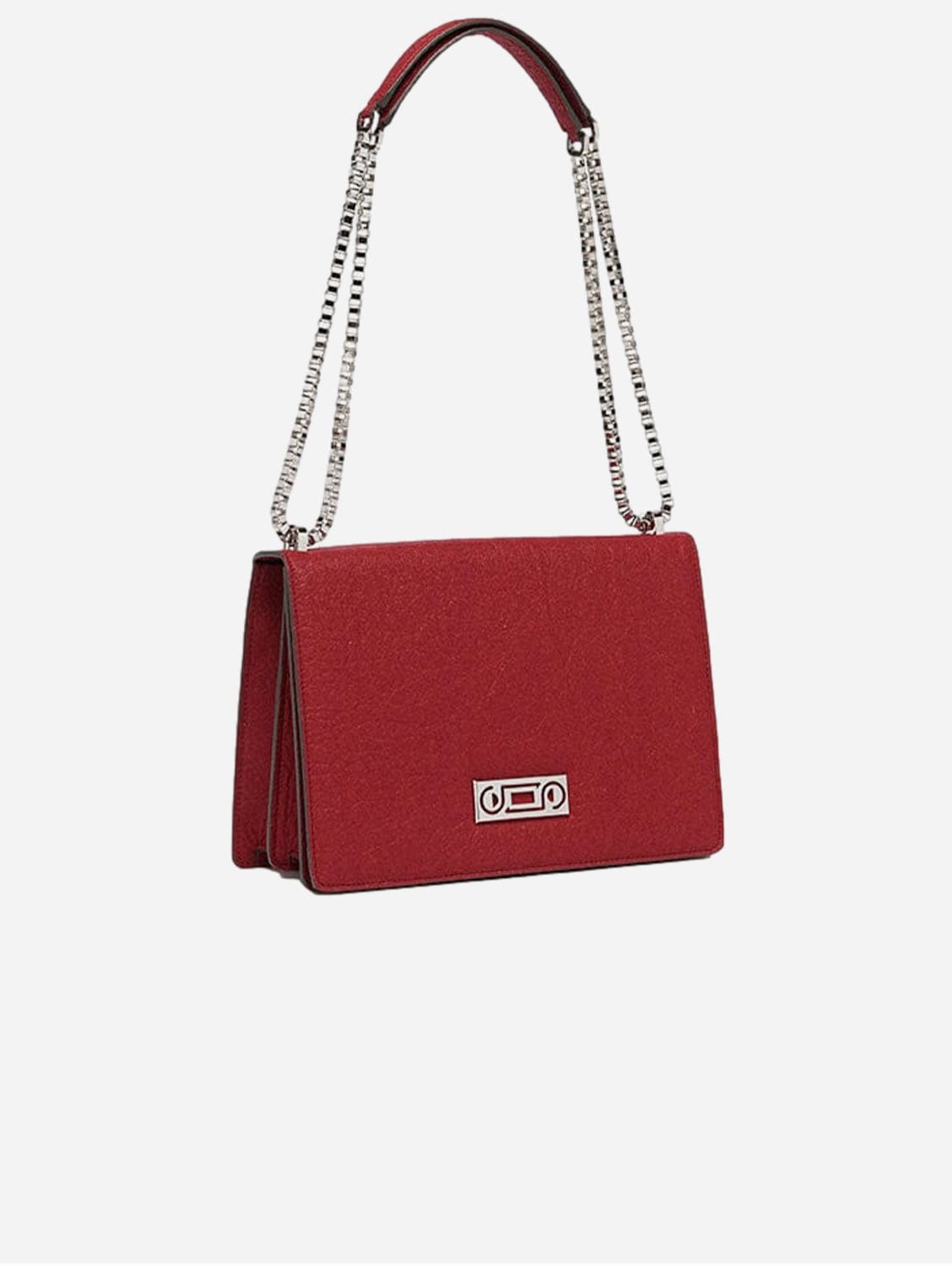 The Cristiana Pinatex® Vegan Shoulder Bag - Eco-Friendly Cherry Red Crossbody Purse for Women | Perfect for Work, Travel & Everyday Use