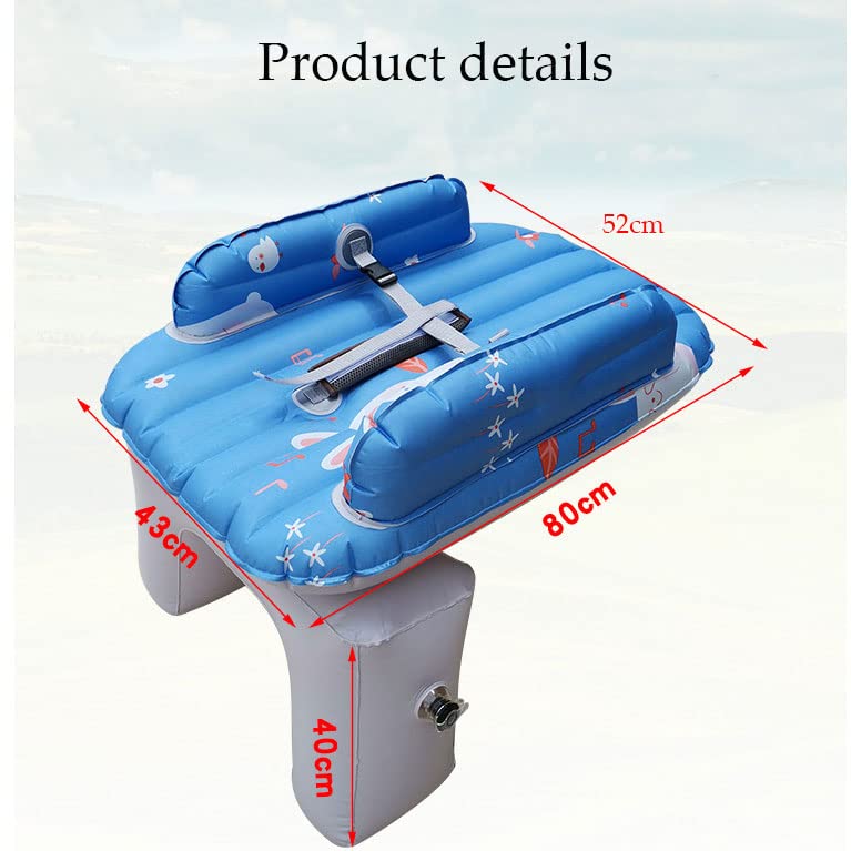 Universal Car Inflatable Mattress for SUV, RV, Truck & Minivan - Fast Inflation Travel Air Camping Sleeping Pad with Air Pump & Seat Belt Pillows (Star Pattern) - Perfect for Road Trips, Camping & Outdoor Adventures