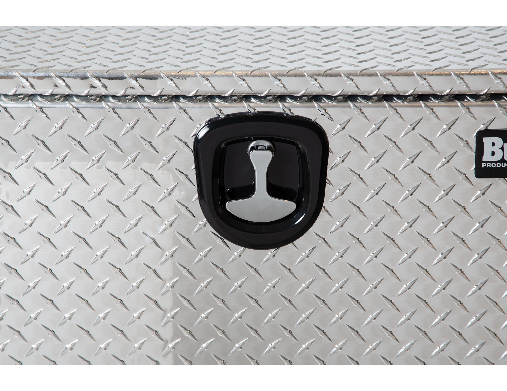 Diamond Tread Aluminum Underbody Truck Tool Box with Compression Latch - 14x12x30 Inch Heavy Duty Storage Box for Pickup Trucks | Made in USA | Perfect for Construction, Landscaping & Roadside Emergency Gear Organization