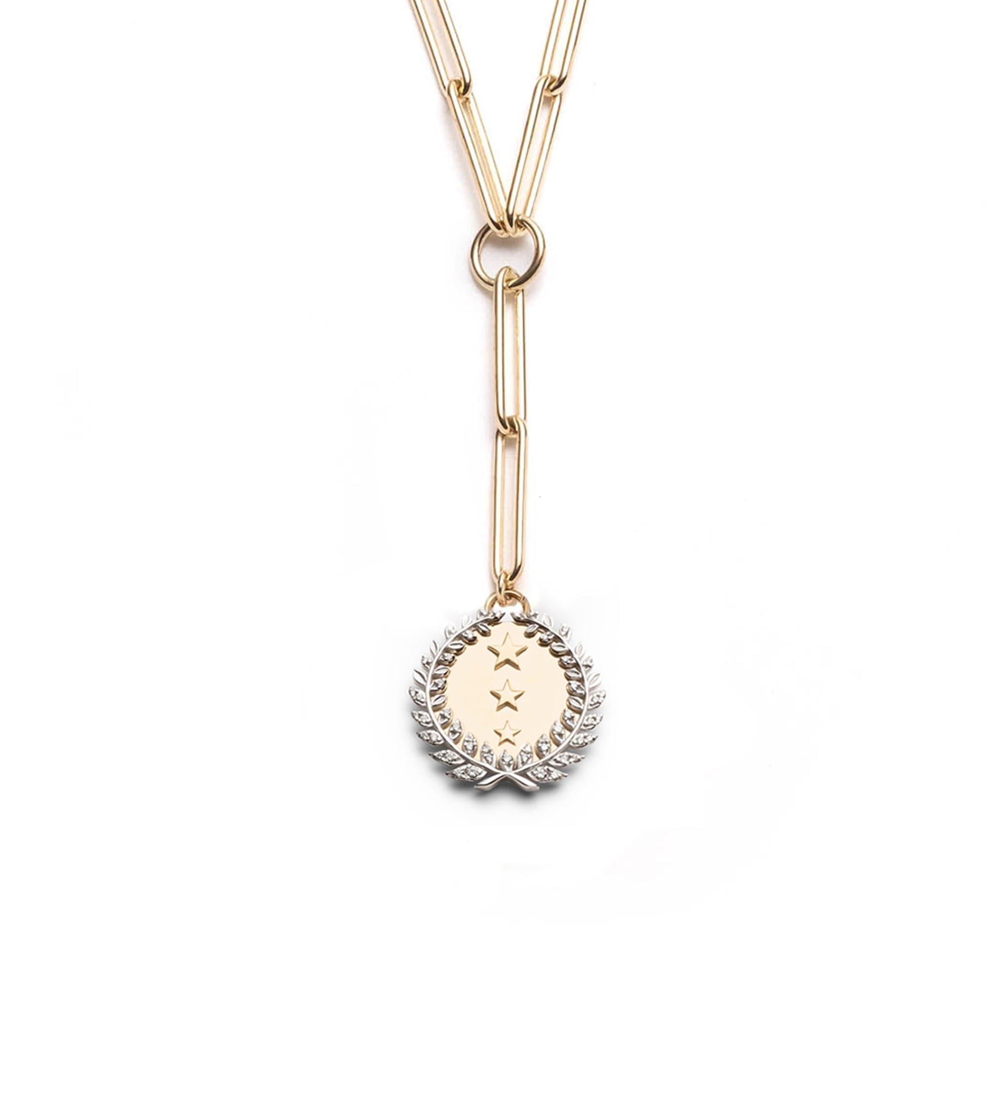Per Aspera Ad Astra Dream Extended Clip Chain Necklace - Elegant Layering Jewelry for Women, Perfect for Daily Wear, Parties & Special Occasions