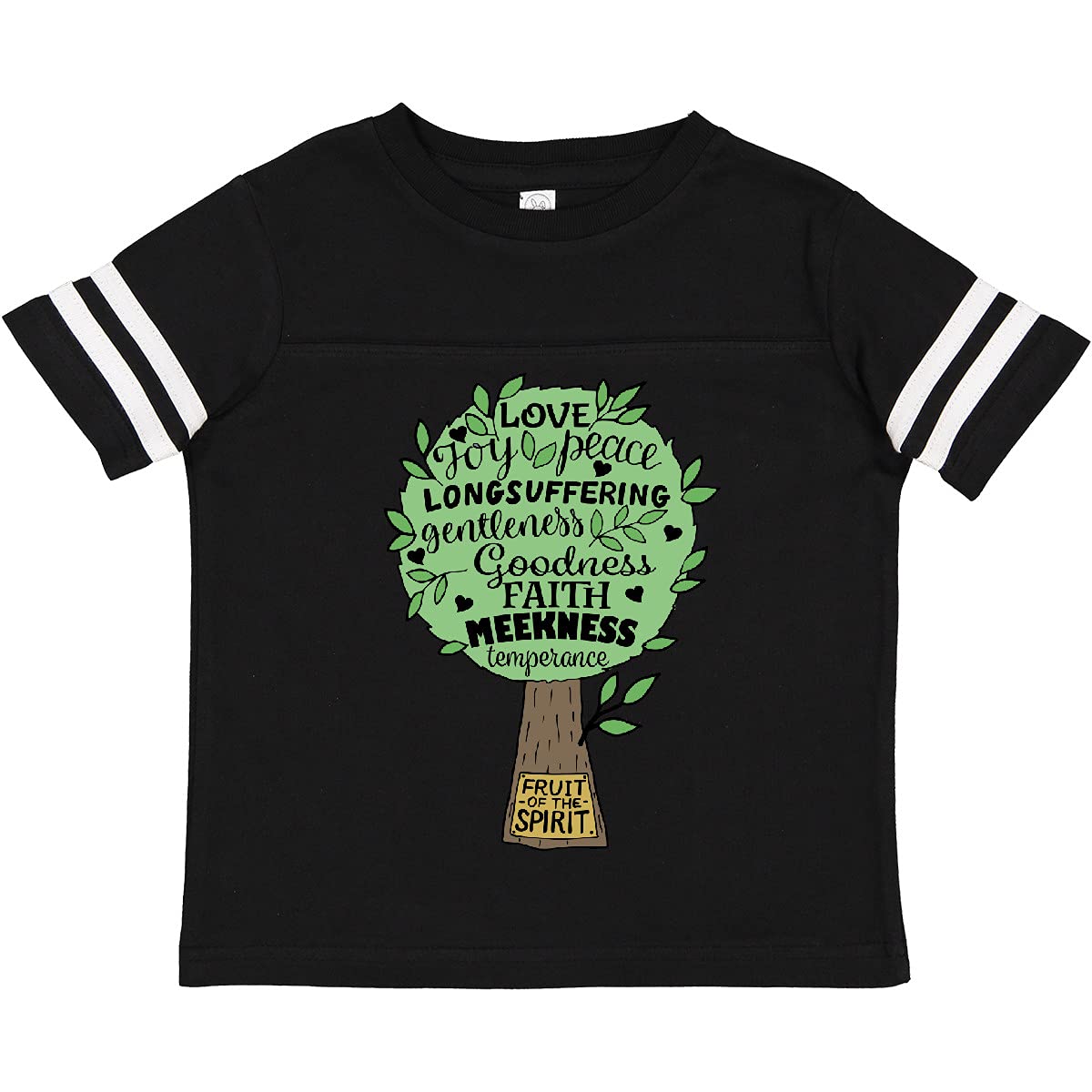 Inktastic Fruit of The Spirit Bible Quote Toddler T-Shirt - Christian Kids Tee for Church, Sunday School & Family Gatherings
