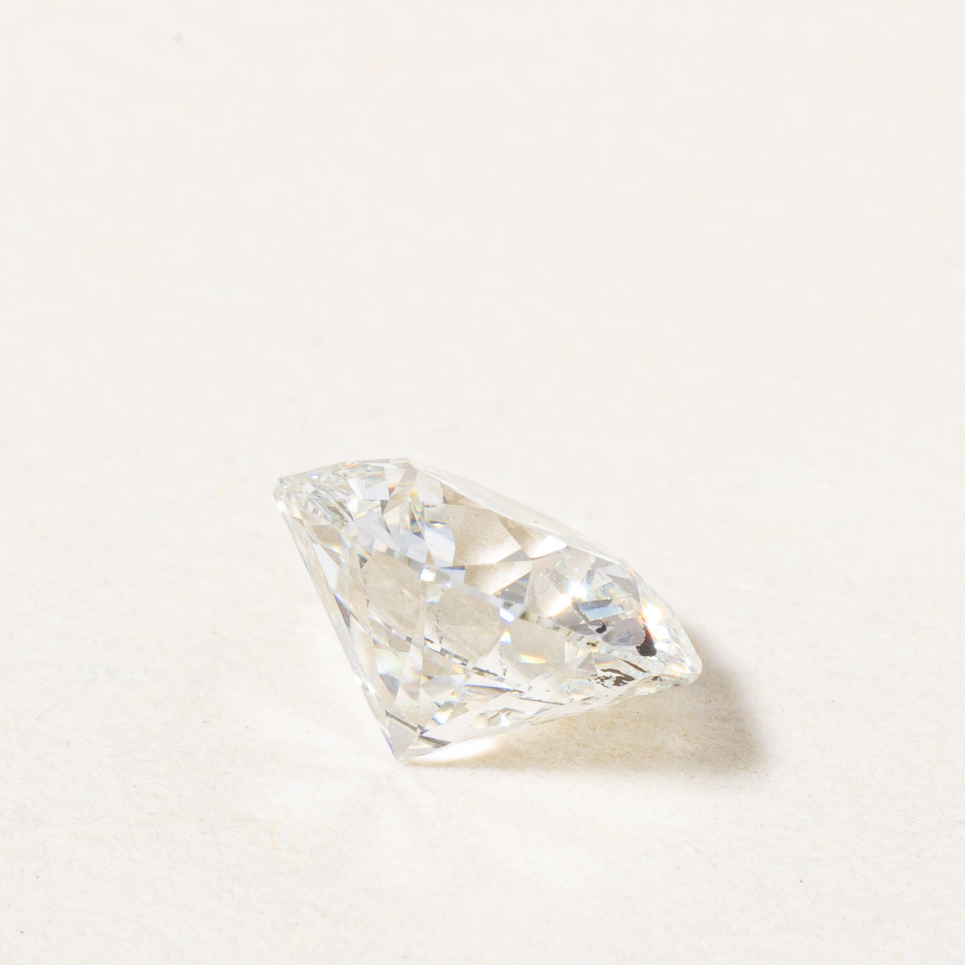0.58ct Round Brilliant Cut Loose Diamond - SI2 Clarity, H Color | Perfect for Engagement Rings & Fine Jewelry