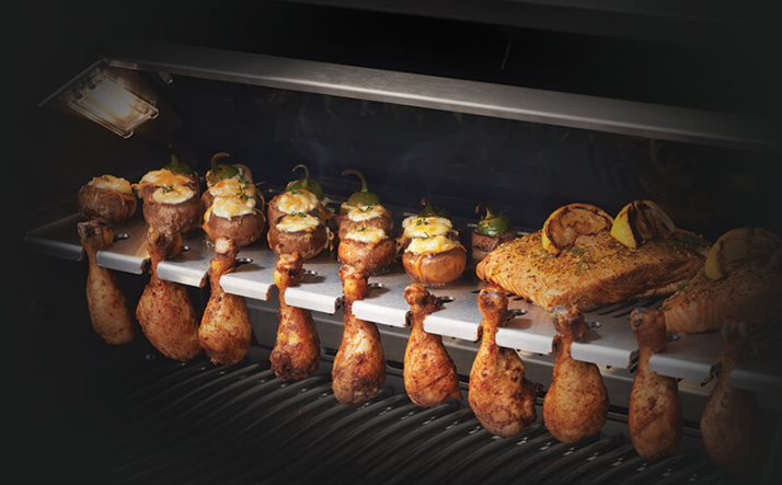 Napoleon 71500 Multifunctional Warming Rack for Prestige & Pro 500 Grills - Perfect for Outdoor BBQ, Camping, and Backyard Cooking