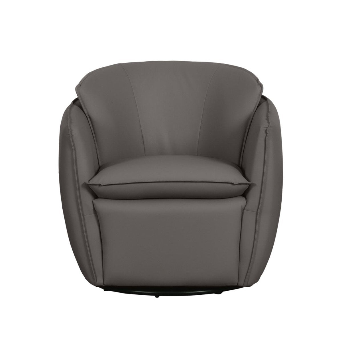 Gibson Modern Swivel Chair - 360 Degree Rotating Accent Chair for Living Room, Office & Lounge - Comfortable Upholstered Fabric Seat with Sturdy Metal Base - Perfect for Reading, Relaxing & Entertaining