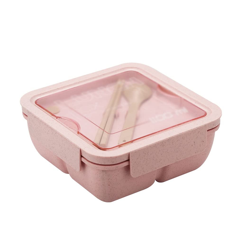 Eco-Friendly 1100ml Wheat Straw Lunch Box - Microwave Safe, BPA-Free Food Storage Container for School, Office & Picnics | Durable & Leak-Proof Reusable Meal Prep Container